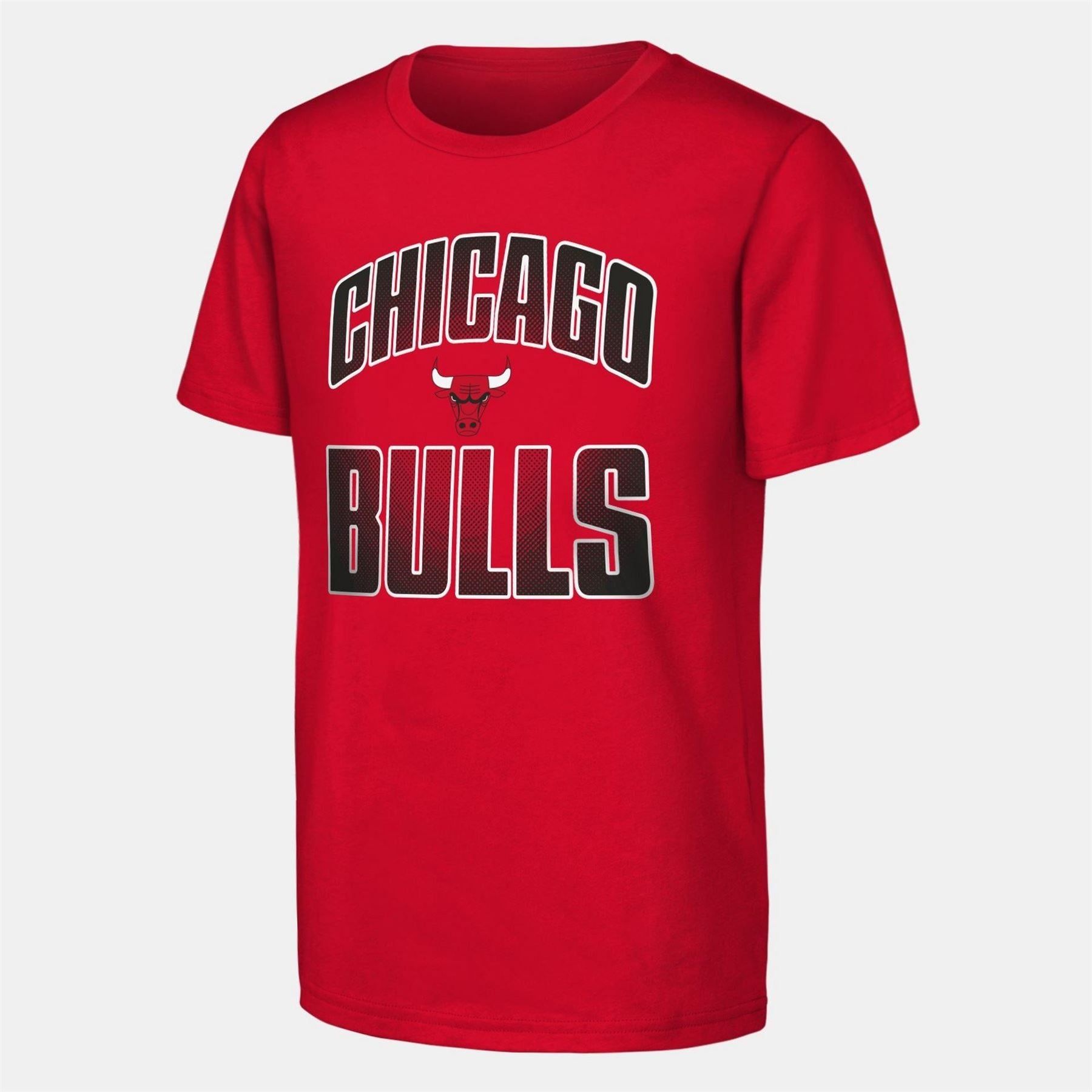 NBA Chicago Bulls Crew Neck Short Sleeve Jersey T-Shirt
