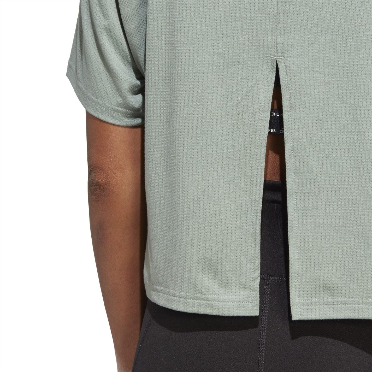 adidas Icons Logo Print Cropped T-Shirt