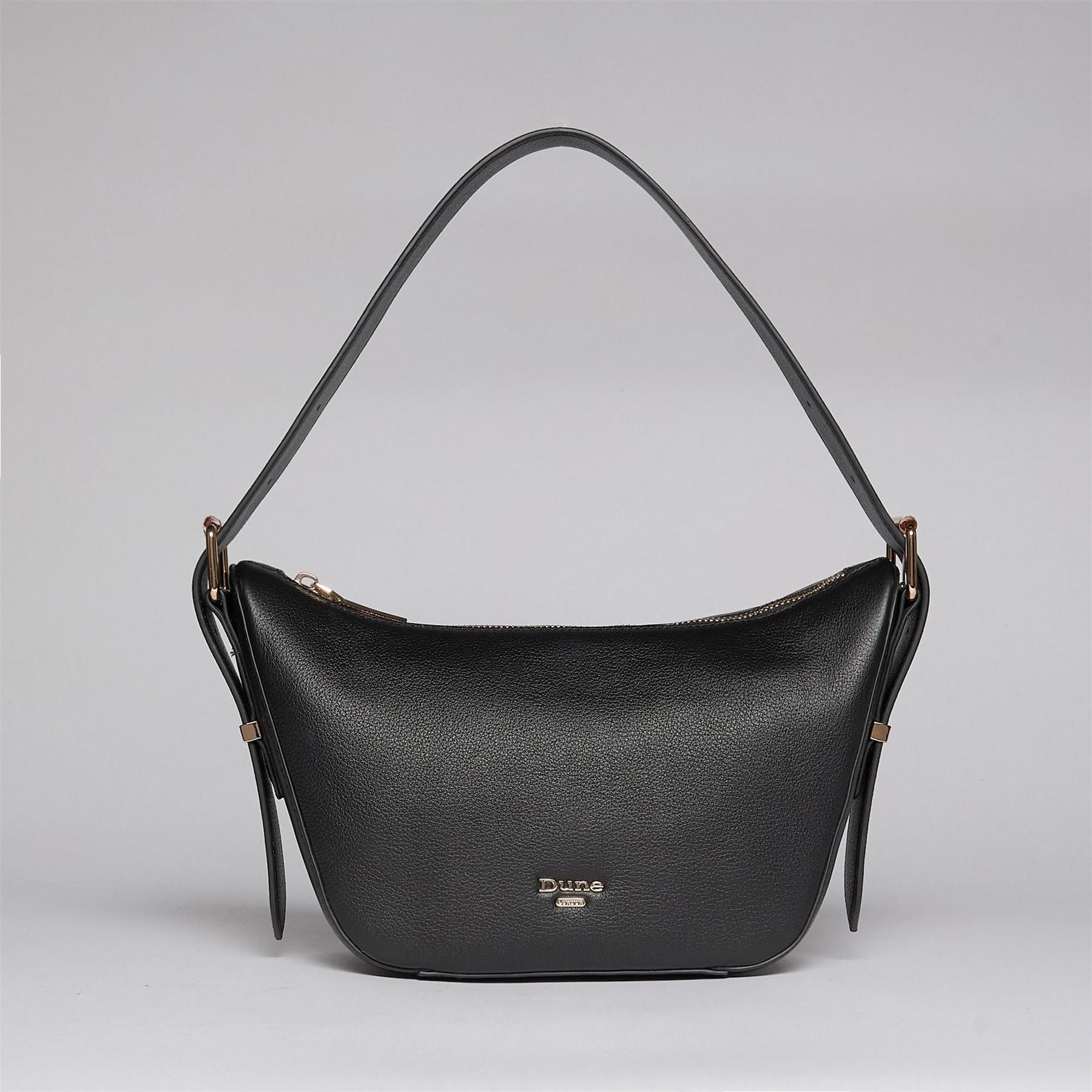 Dune London Delicately Crescent Shape Hobo Bag with Gold Tone Hardware