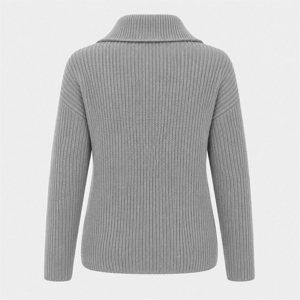 I Saw It First Quarter Zip Long Sleeve Cardigan