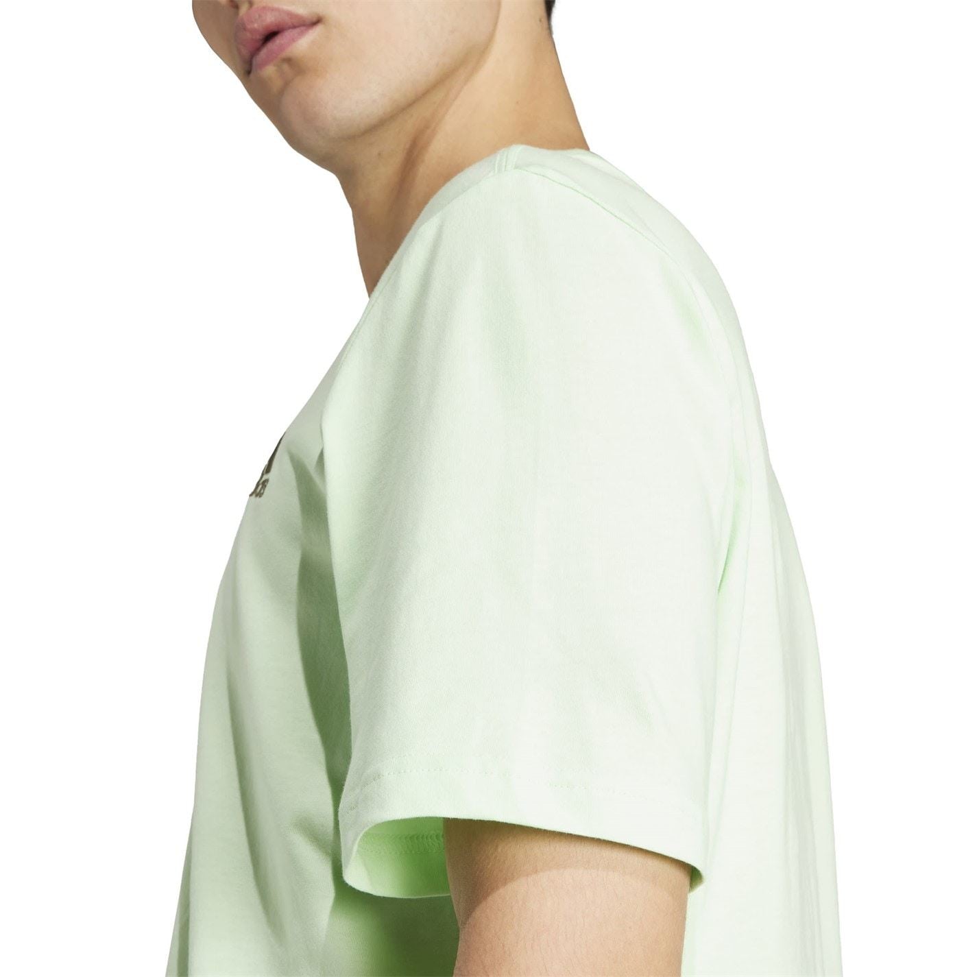 adidas Mens Essentials Single Jersey Logo T-Shirt