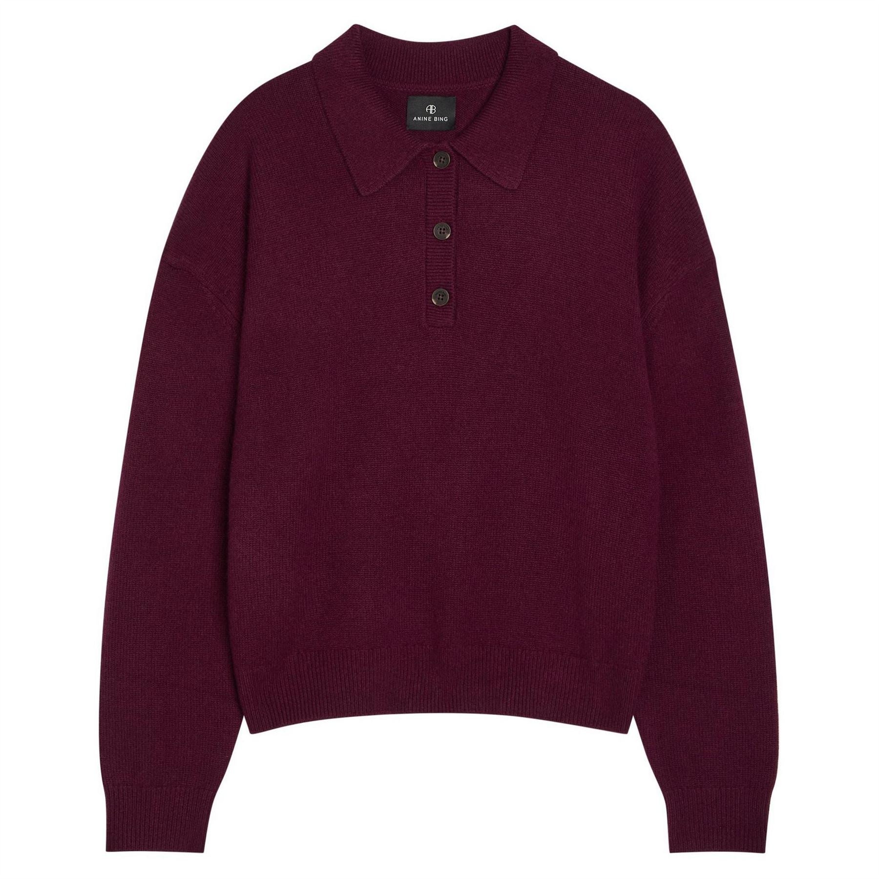 Anine Bing Lee Polo Sweater