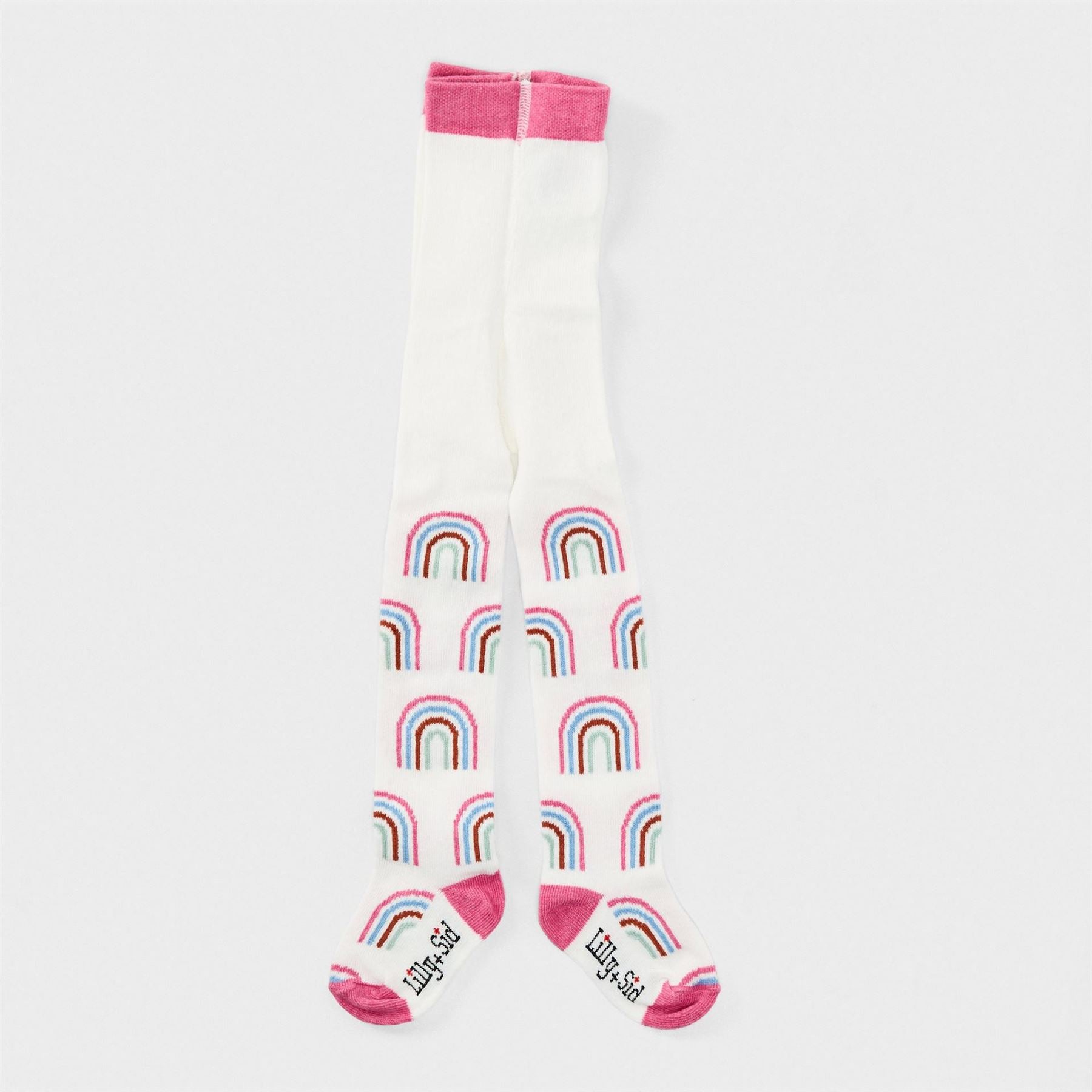 Lilly and Sid Rainbow Patterned Tights