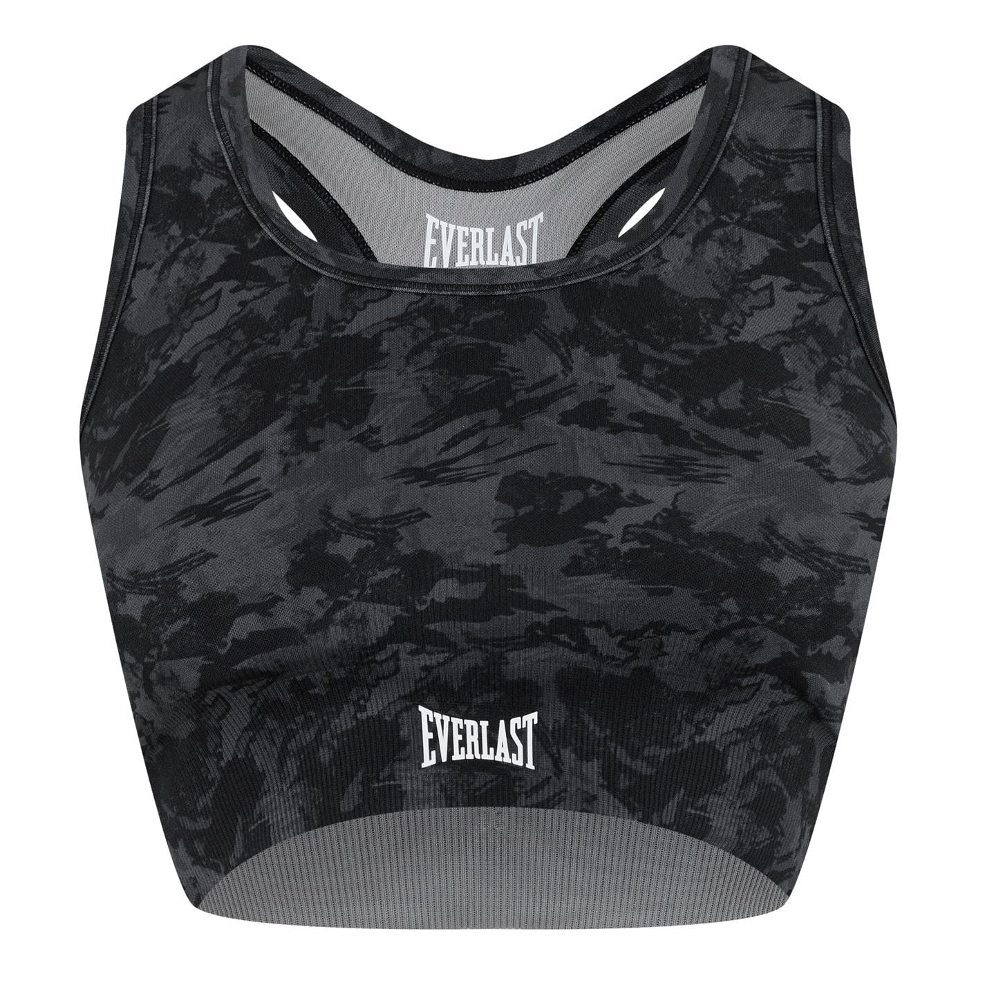 Everlast Womens Camo Racerback Sports Bra