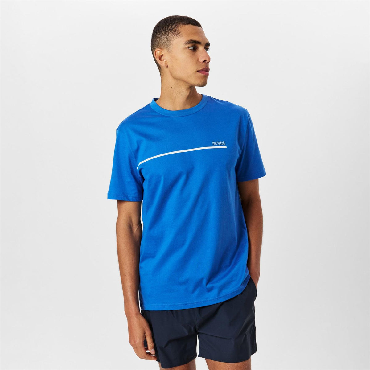 Boss Bodywear Short Sleeve Soft T-Shirt (stormfish)