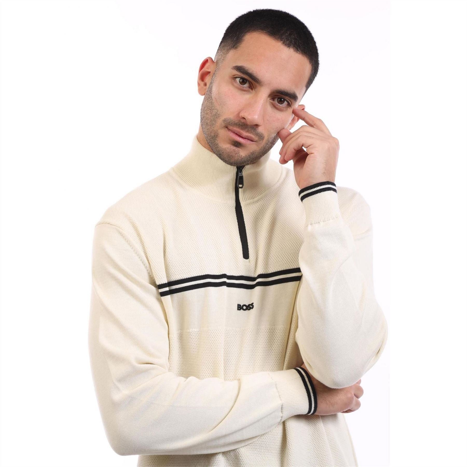 Boss Zone Quarter Zip Sweater