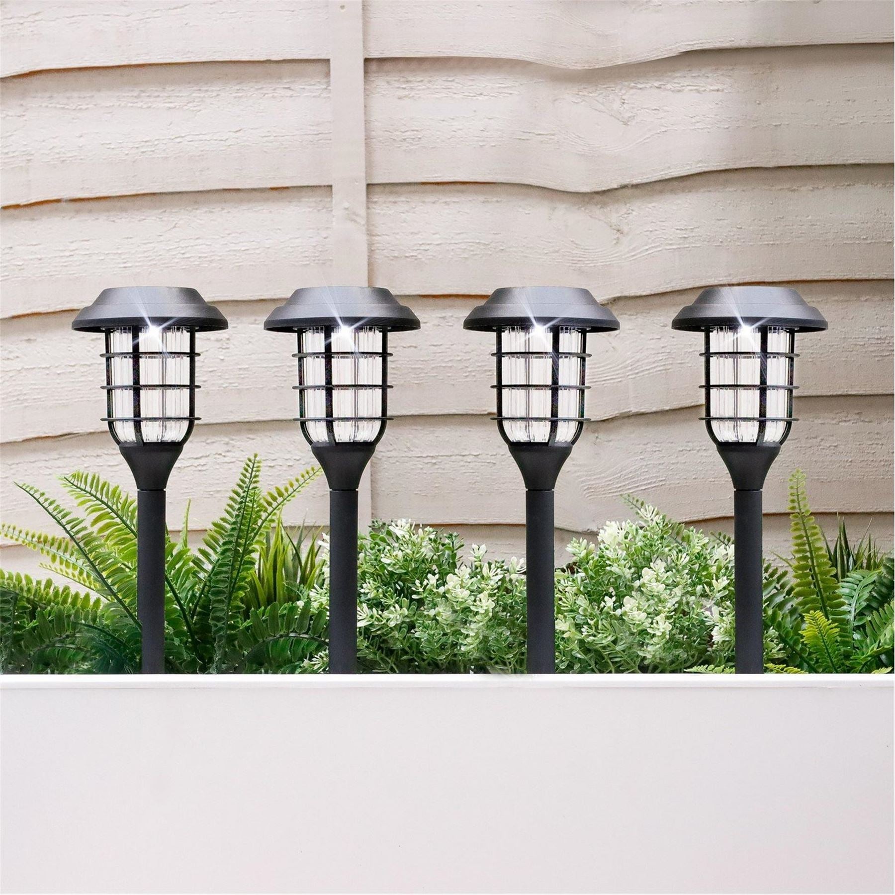 Streetwize Stake Light Bright White Glow   4 Pack