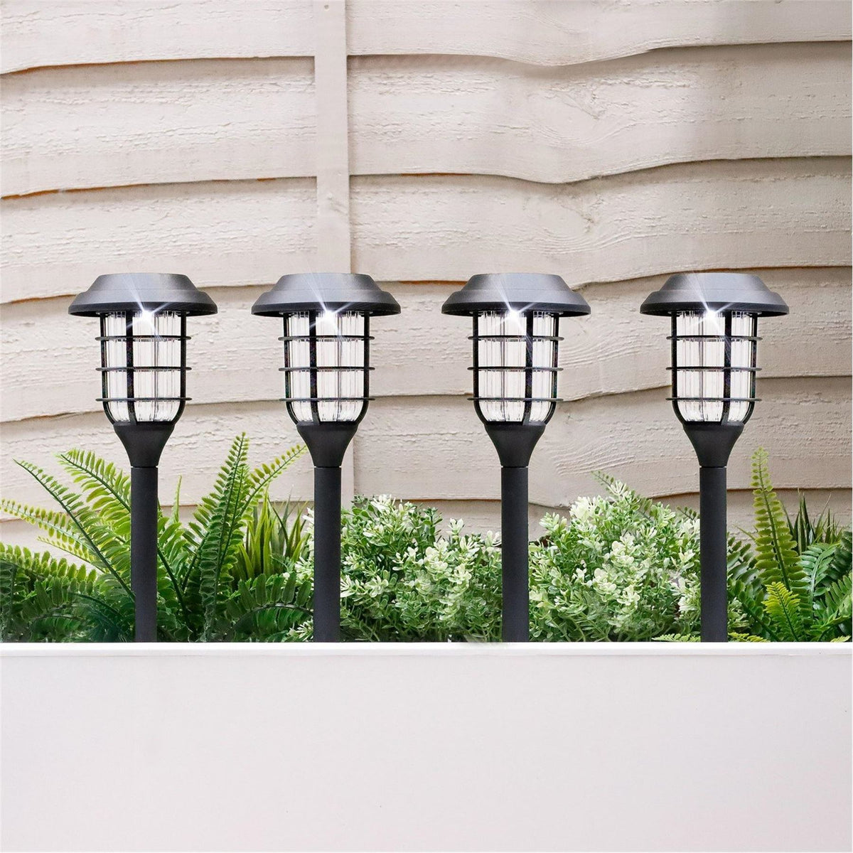 Streetwize Stake Light Bright White Glow   4 Pack