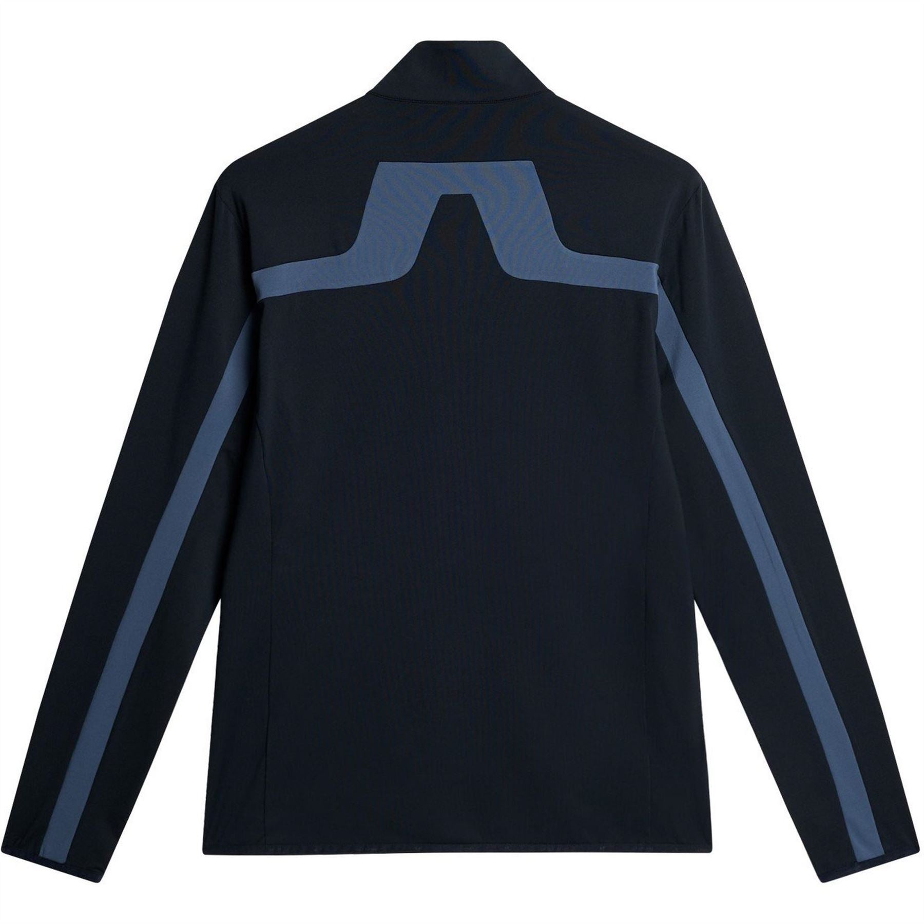 J Lindeberg Golf Jarvis Stripe Patterned Full Zipper Zipped Pocket Fitted Cuff Jacket