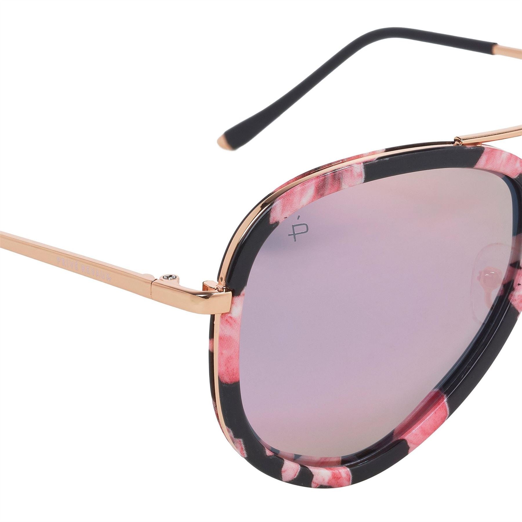 Prive Revaux R The Supermodel Aviator Double Bridge Sunglasses