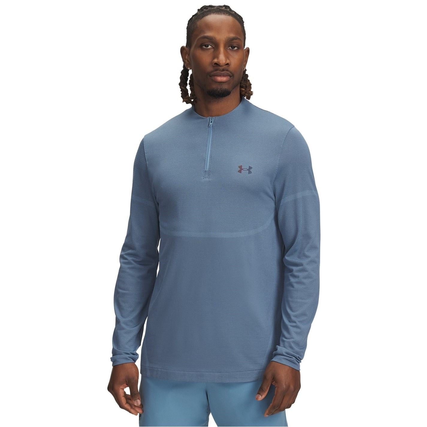 Under Armour Zip Neck Long Sleeve Regular Fit T-Shirt