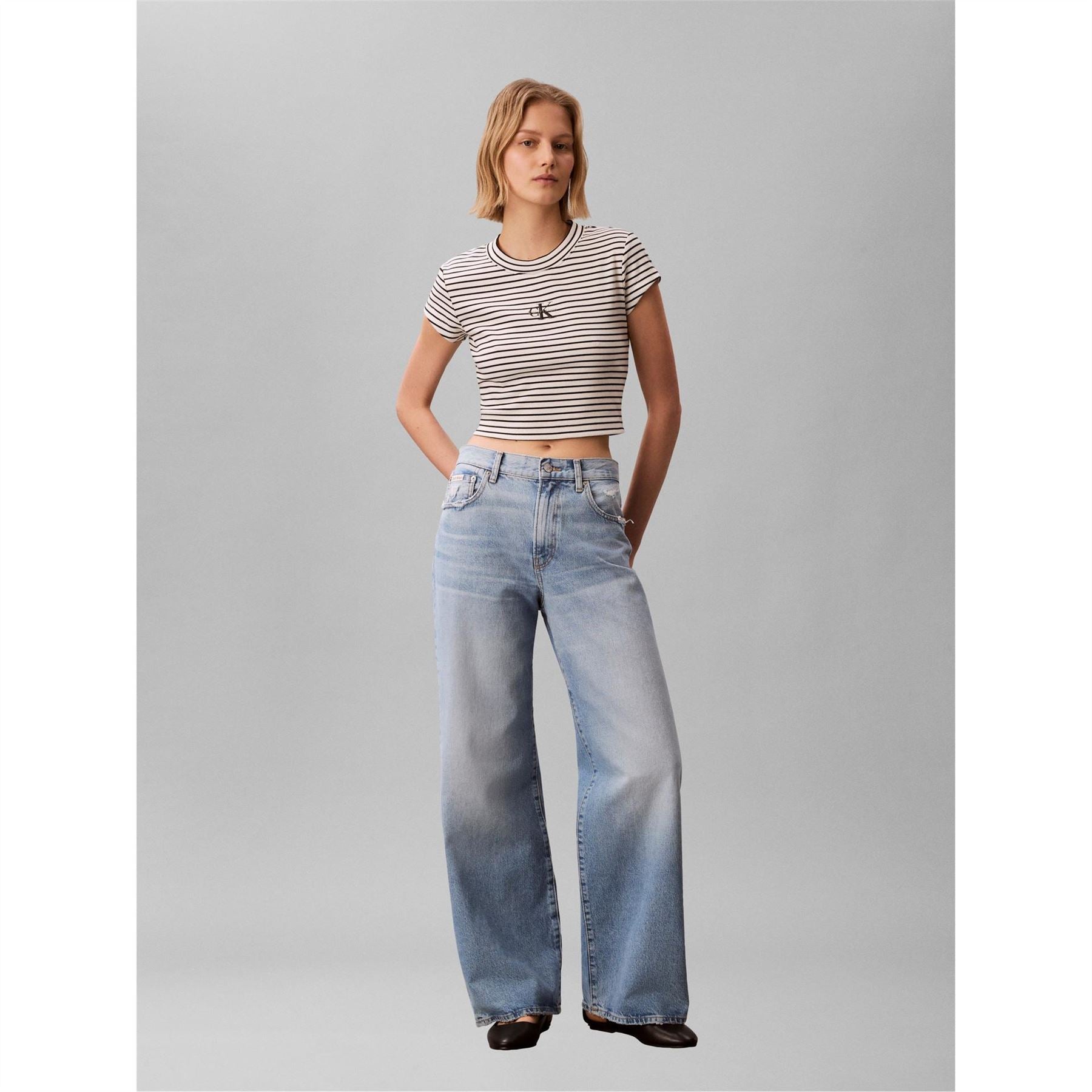 Calvin Klein Jeans Baby Rib Tee Ld63