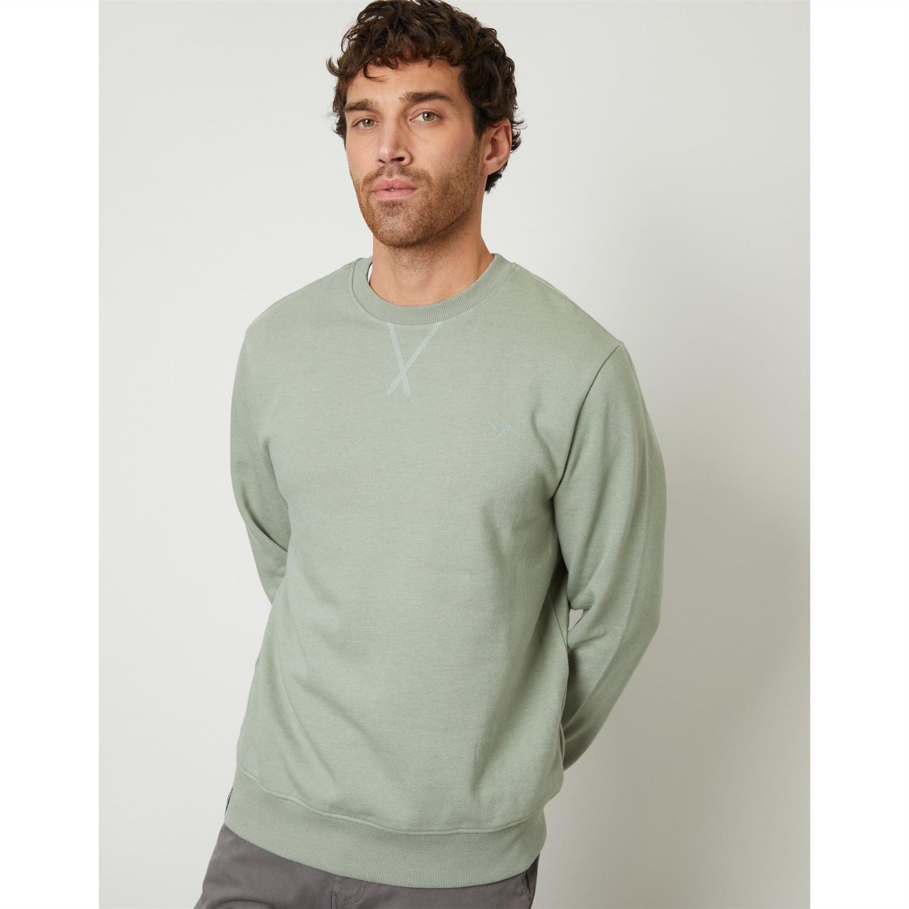 Threadbare Regular Fit Crew Neck Long Sleeve Sweatshirt