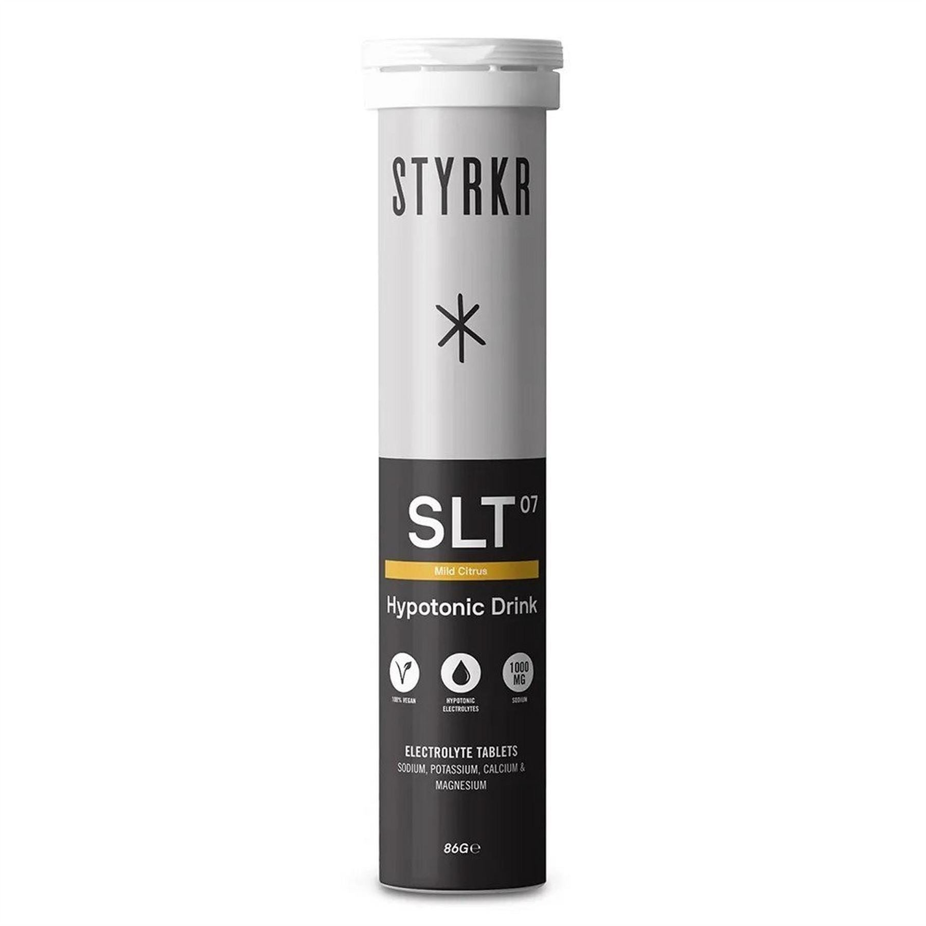 STYRKR Lemon 1000 Mg Sodium Hydration Tablets Box Of 6