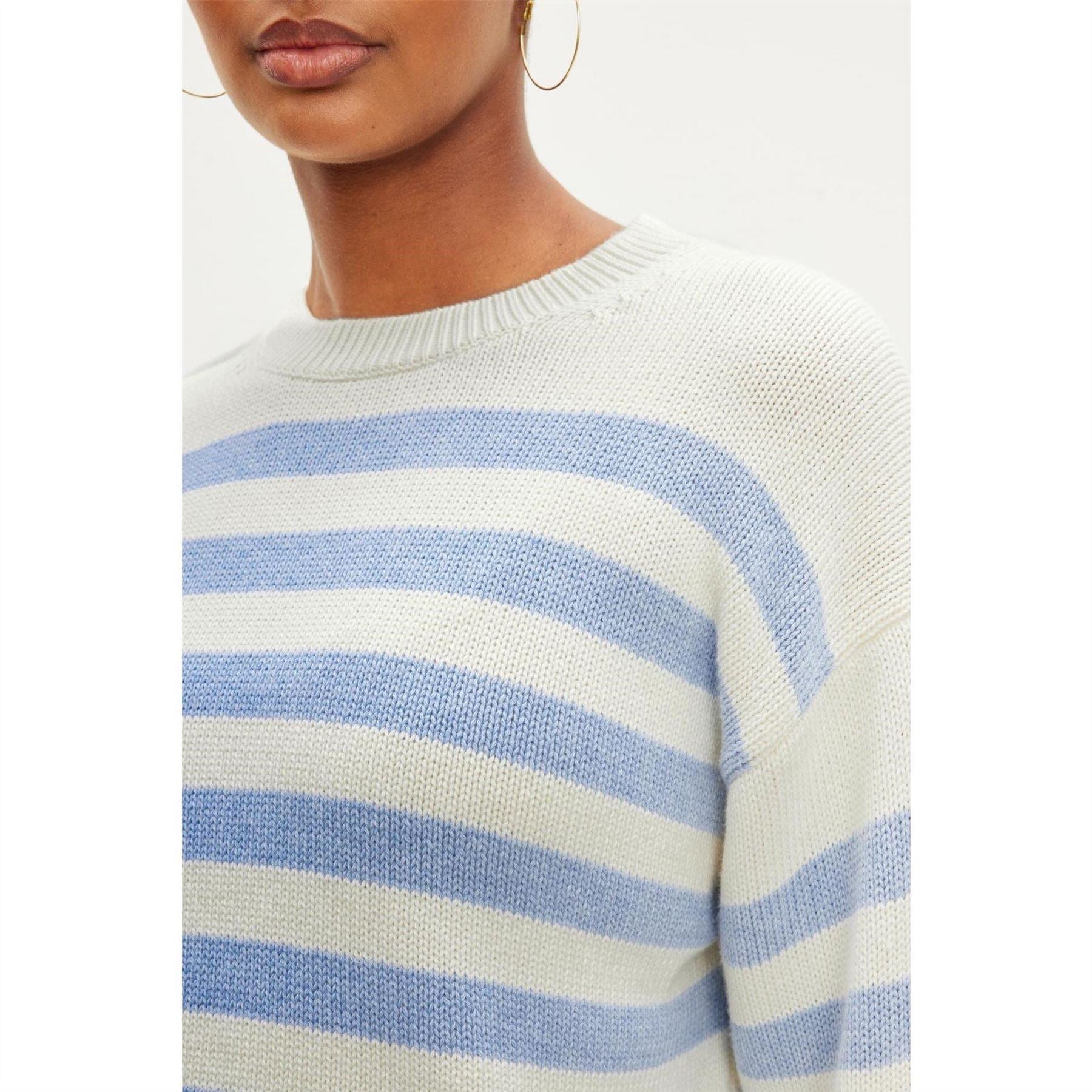 Velvet by Graham and Spencer Regular Fit Drop Shoulder Long Sleeve Sweater