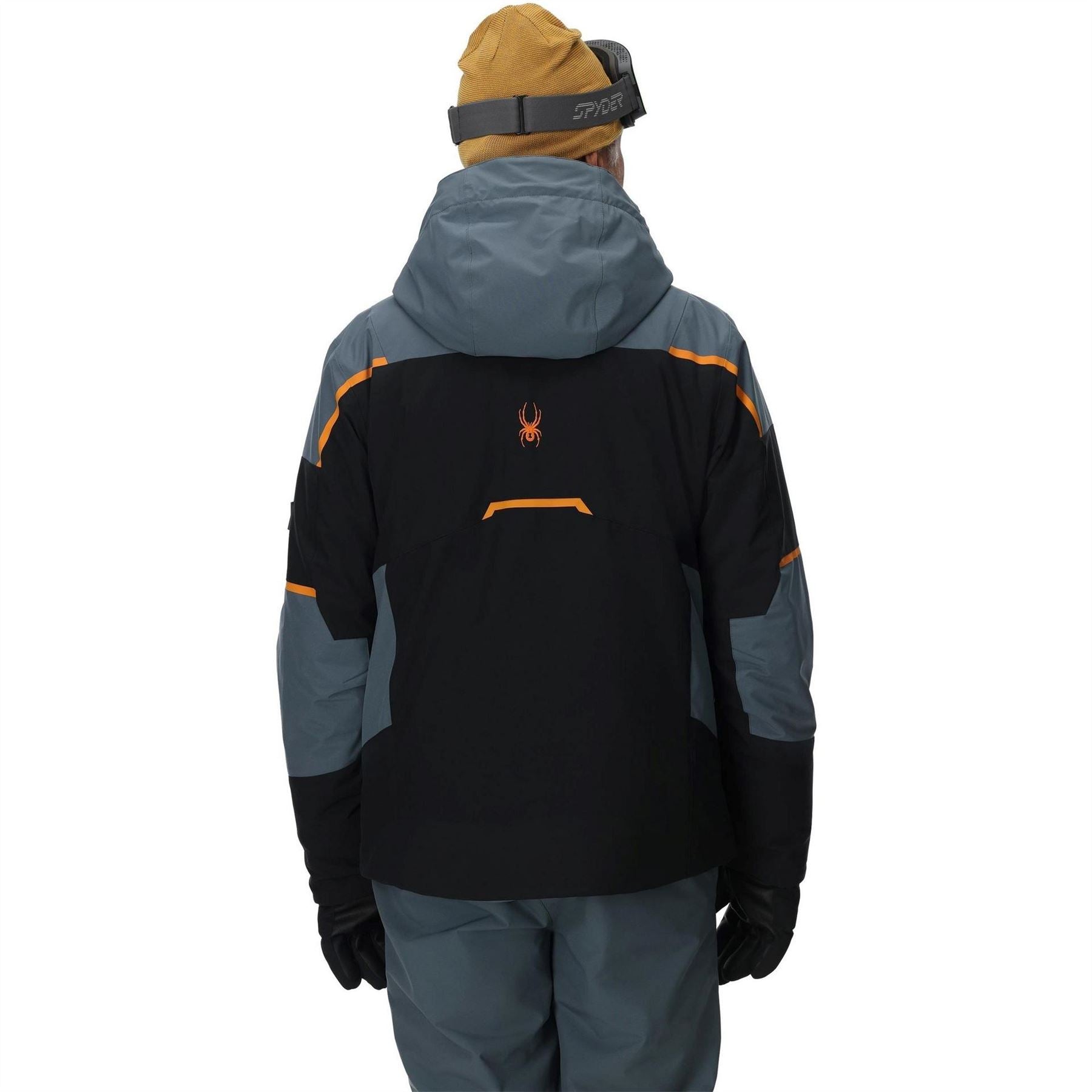 Spyder Chambers Hooded Neck Color Block Ski Jacket