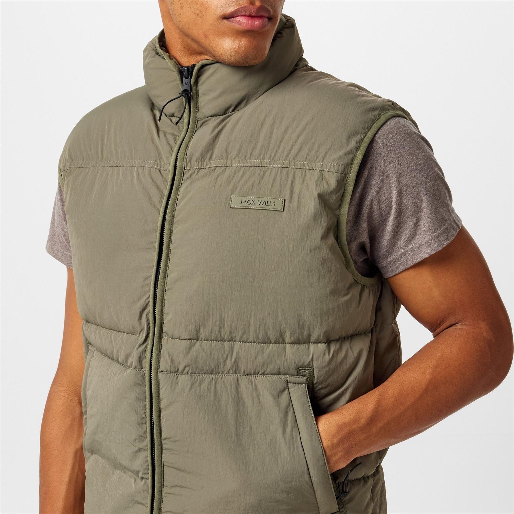 Jack Wills Garment Dye Regular Fit Vest