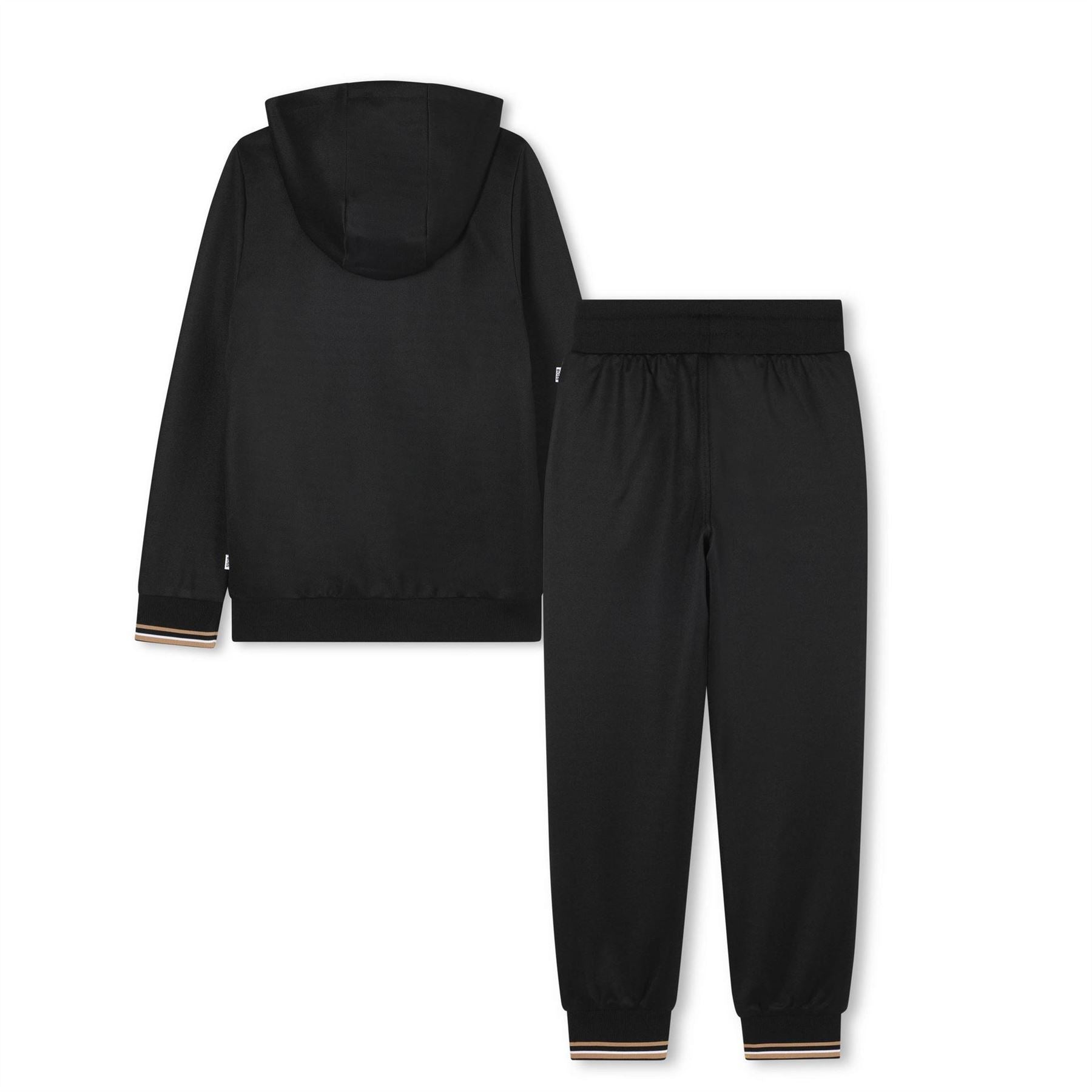 Boss Full Zipped Hoodie And Joggers Tracksuit