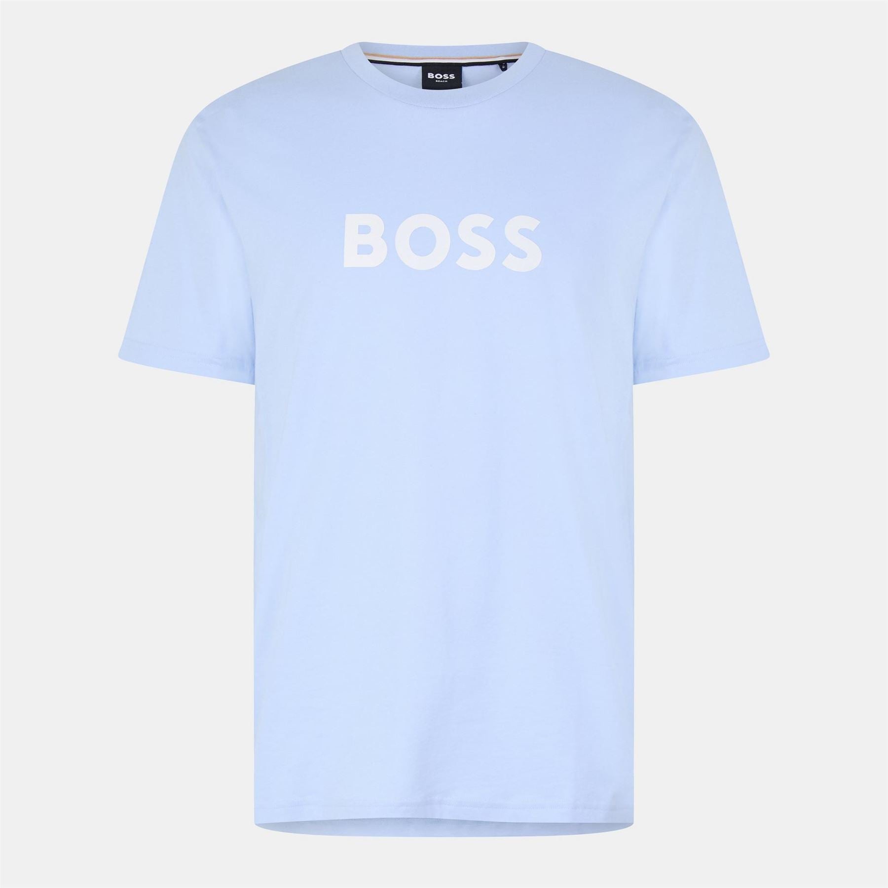 Boss BOSS Bodywear Short Sleeve T Shirt with Logo Print Detail