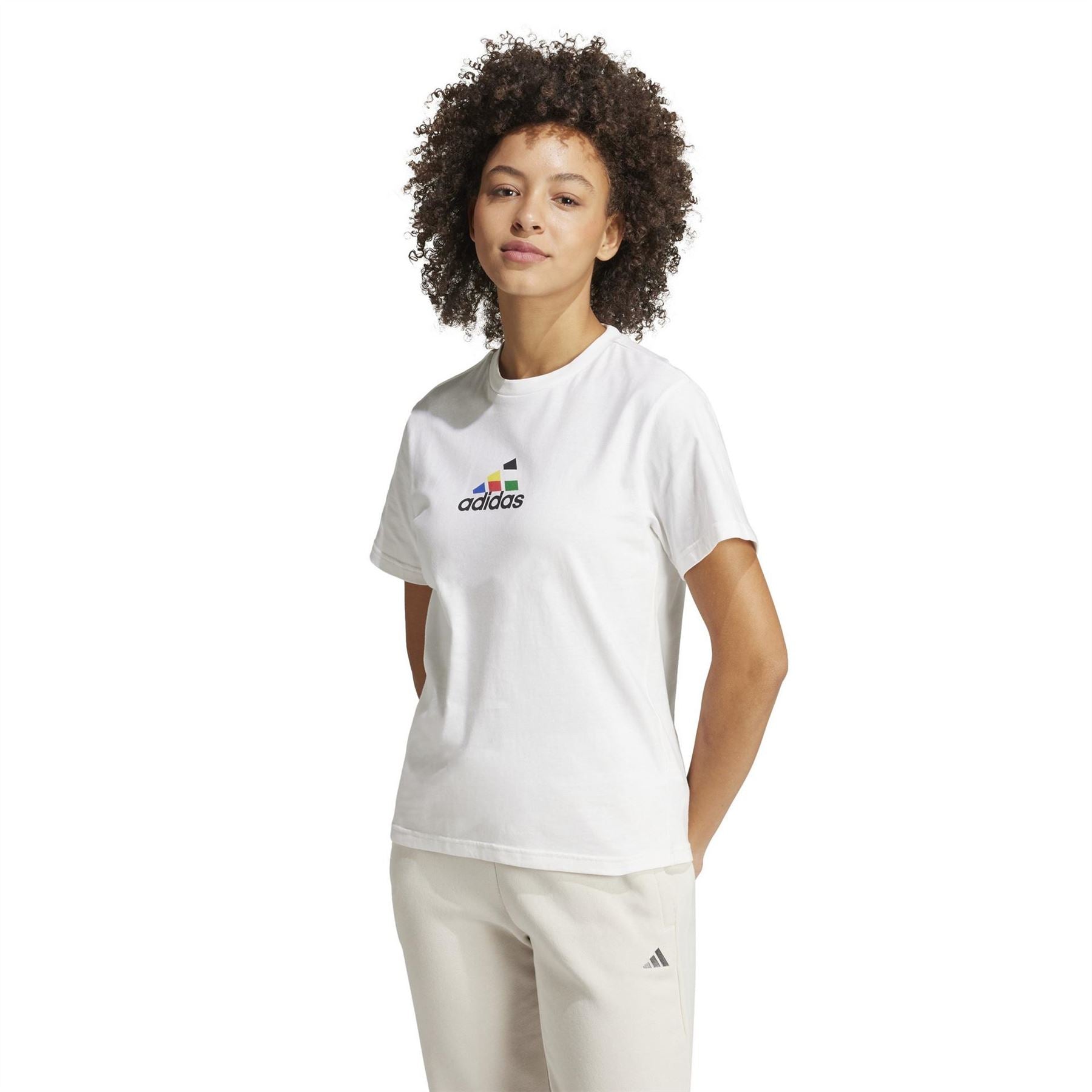 adidas Tiro Graphic Crew Neck Short Sleeve T-Shirt