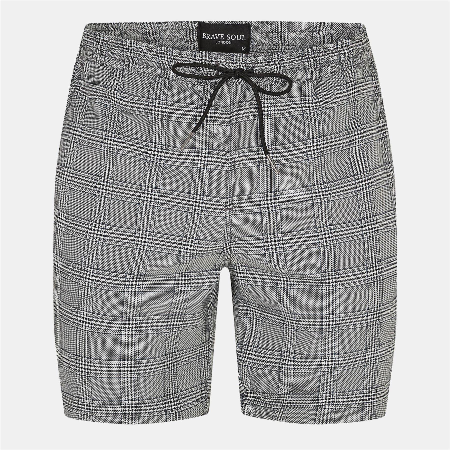 Brave Soul Dyed Check Shorts