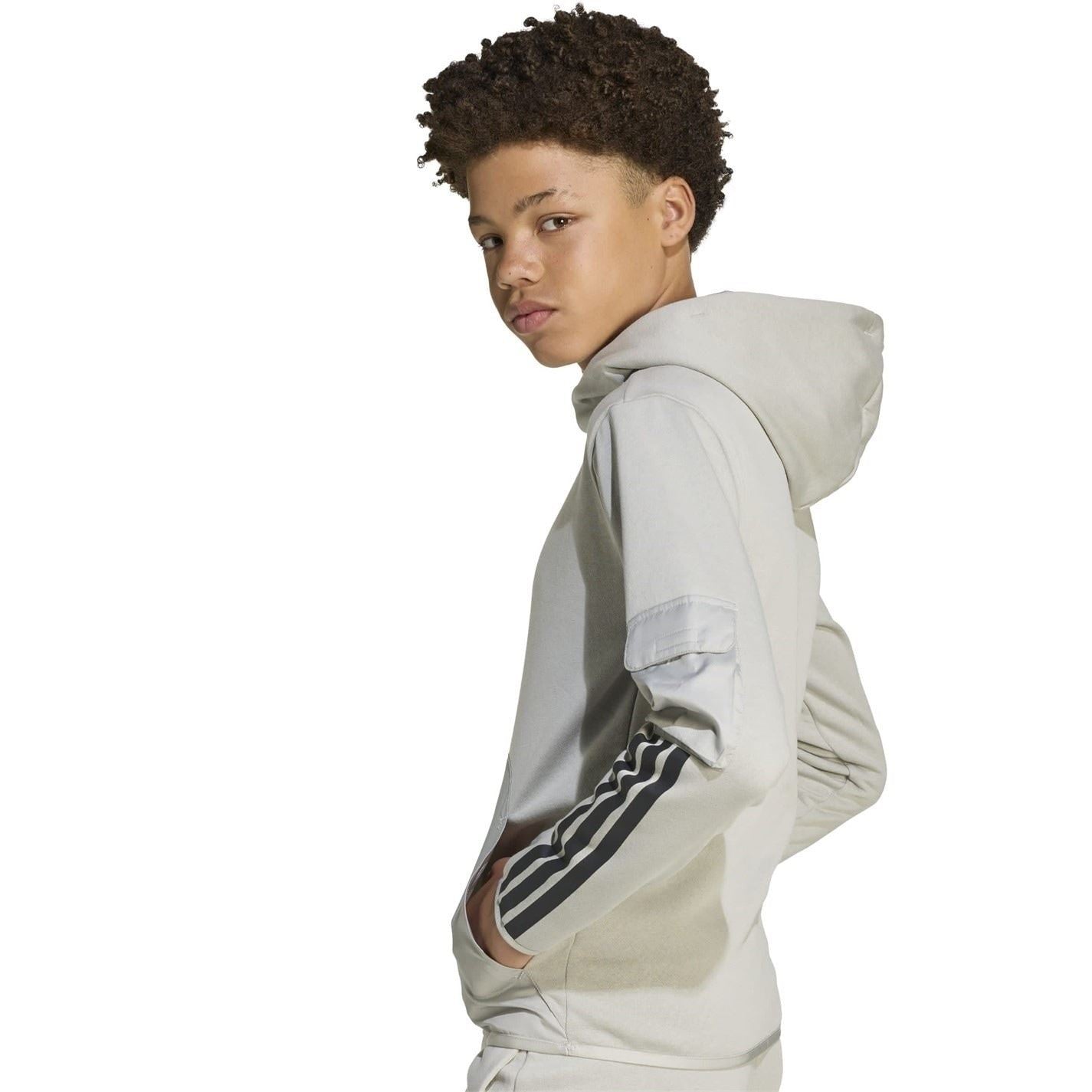 adidas Regular Fit Hooded Neck Sweatshirt