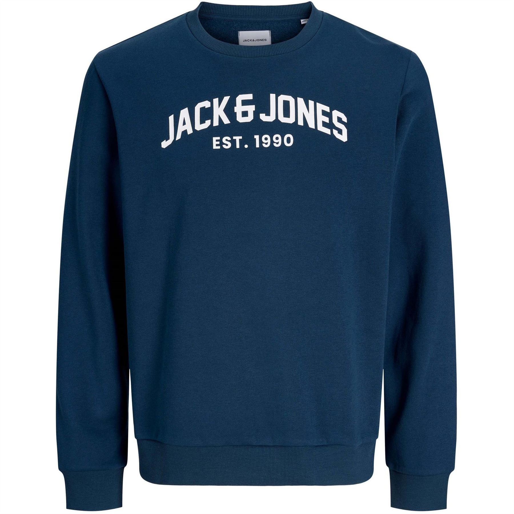 Jack and Jones Arch Lettering Crew Neck Sweatshirt Jogger Full Tracksuit