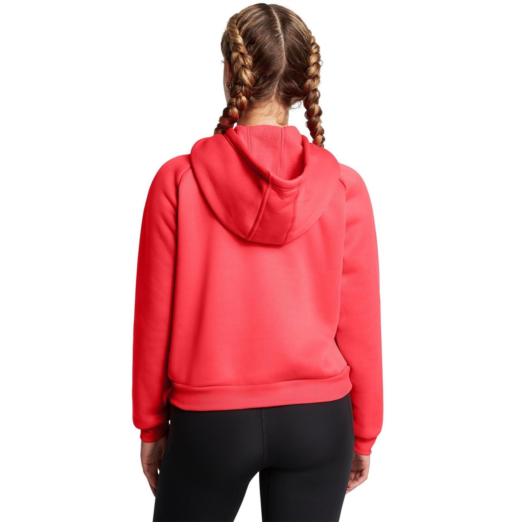 Under Armour Hooded Neck Raglan Sleeve Fleece Top