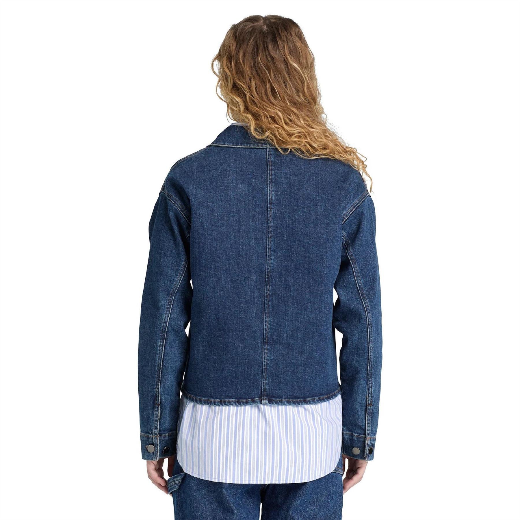 Timberland Long Sleeve Oversized Fit Denim Jacket