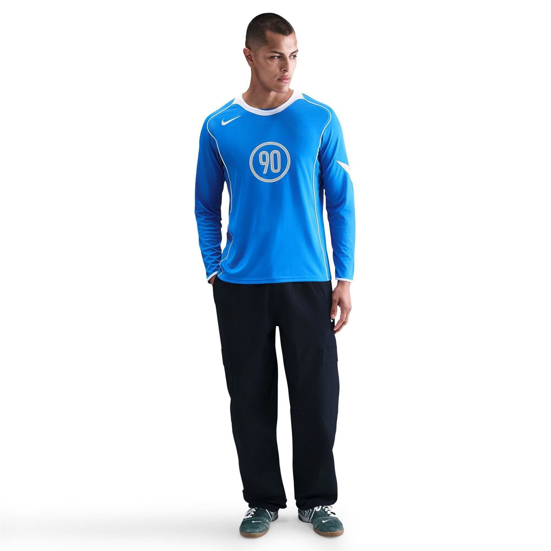 Nike T90 Energy Crew Neck Long Sleeve Competition T-Shirt