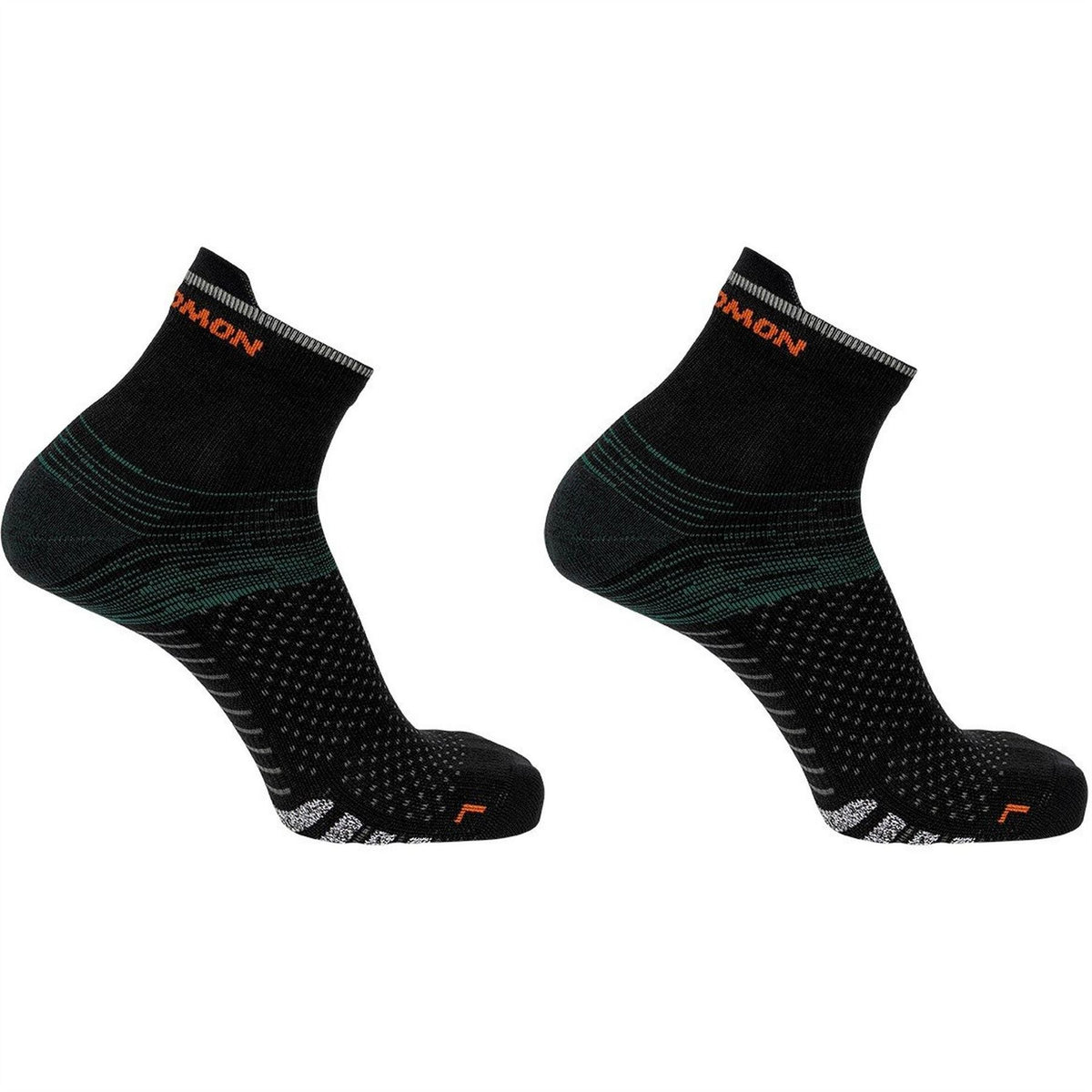 Salomon Mens Quarter 2 Pack Running Socks