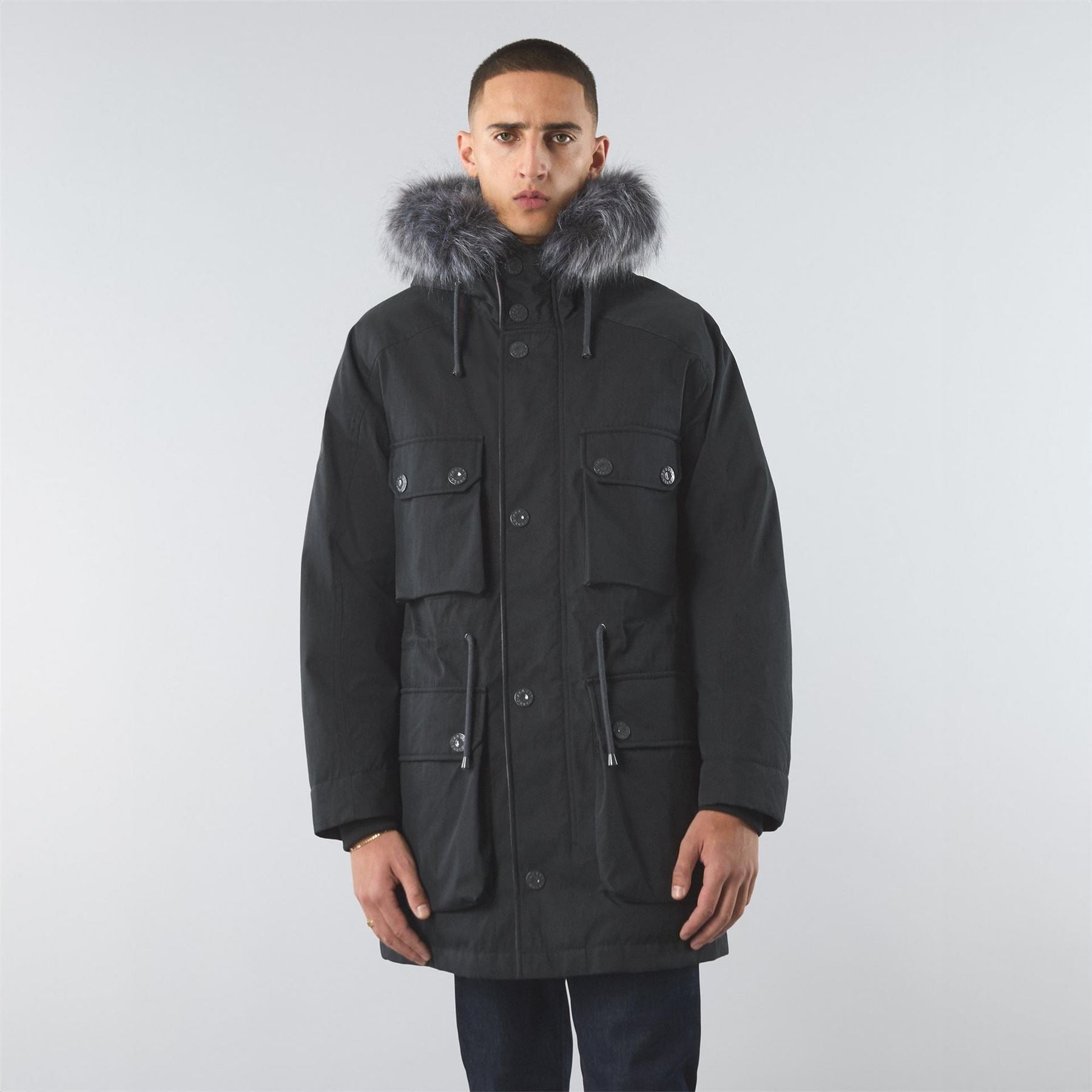 Pretty Green Watson Hooded Parka Jacket