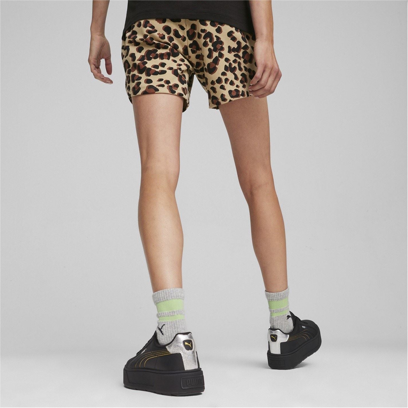 Puma Womens Animal Print Shorts