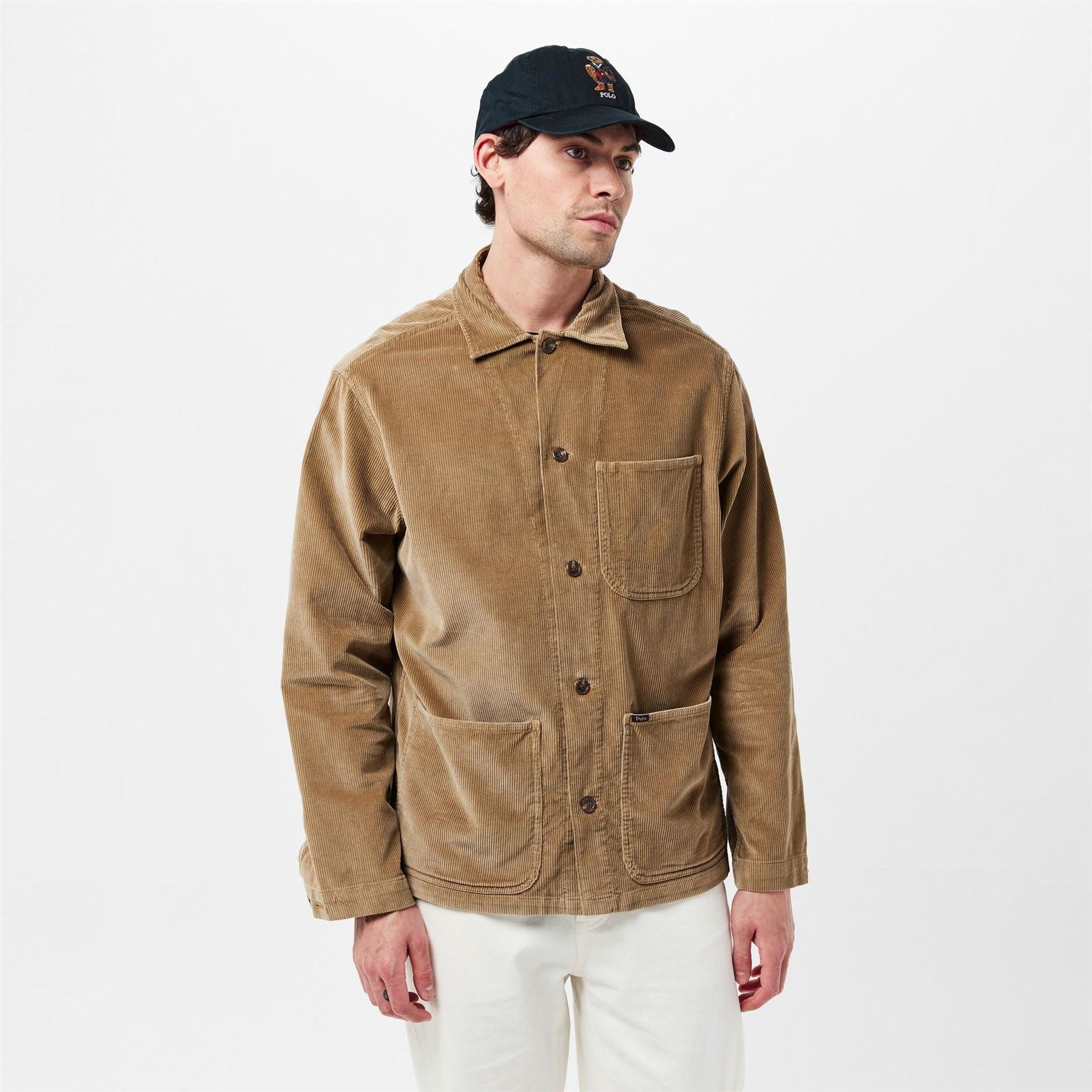 Polo Ralph Lauren Ribbed Patterned Regular Fit Overshirt Jacket
