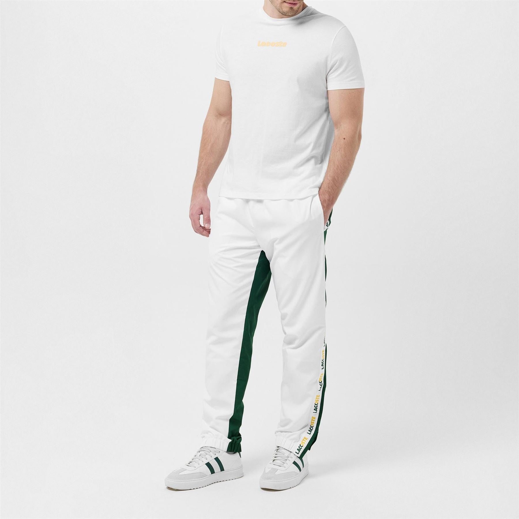 Lacoste Xh7587 Solid Patterned Slim Track Pants