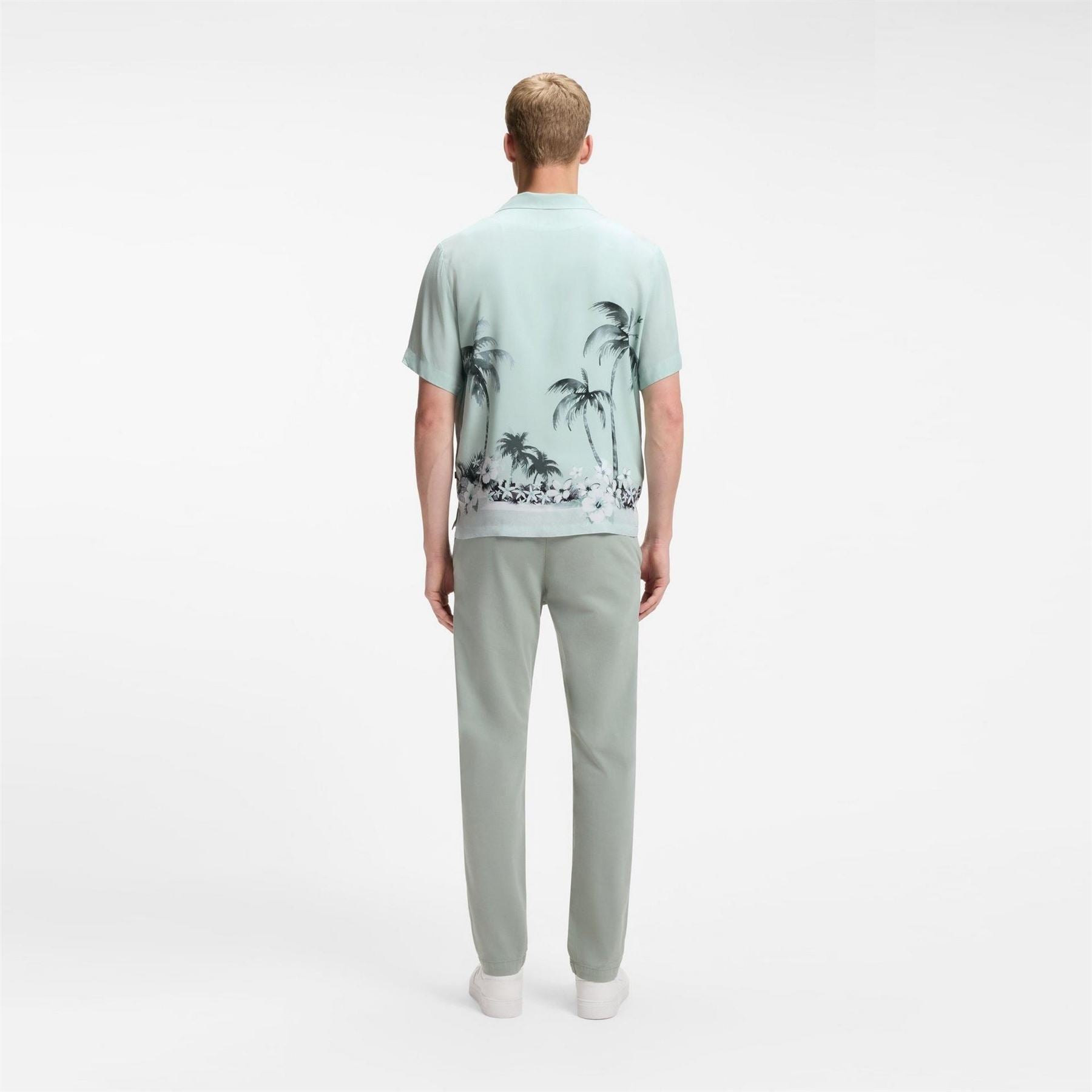 Boss Patterned Short Sleeve Shirt