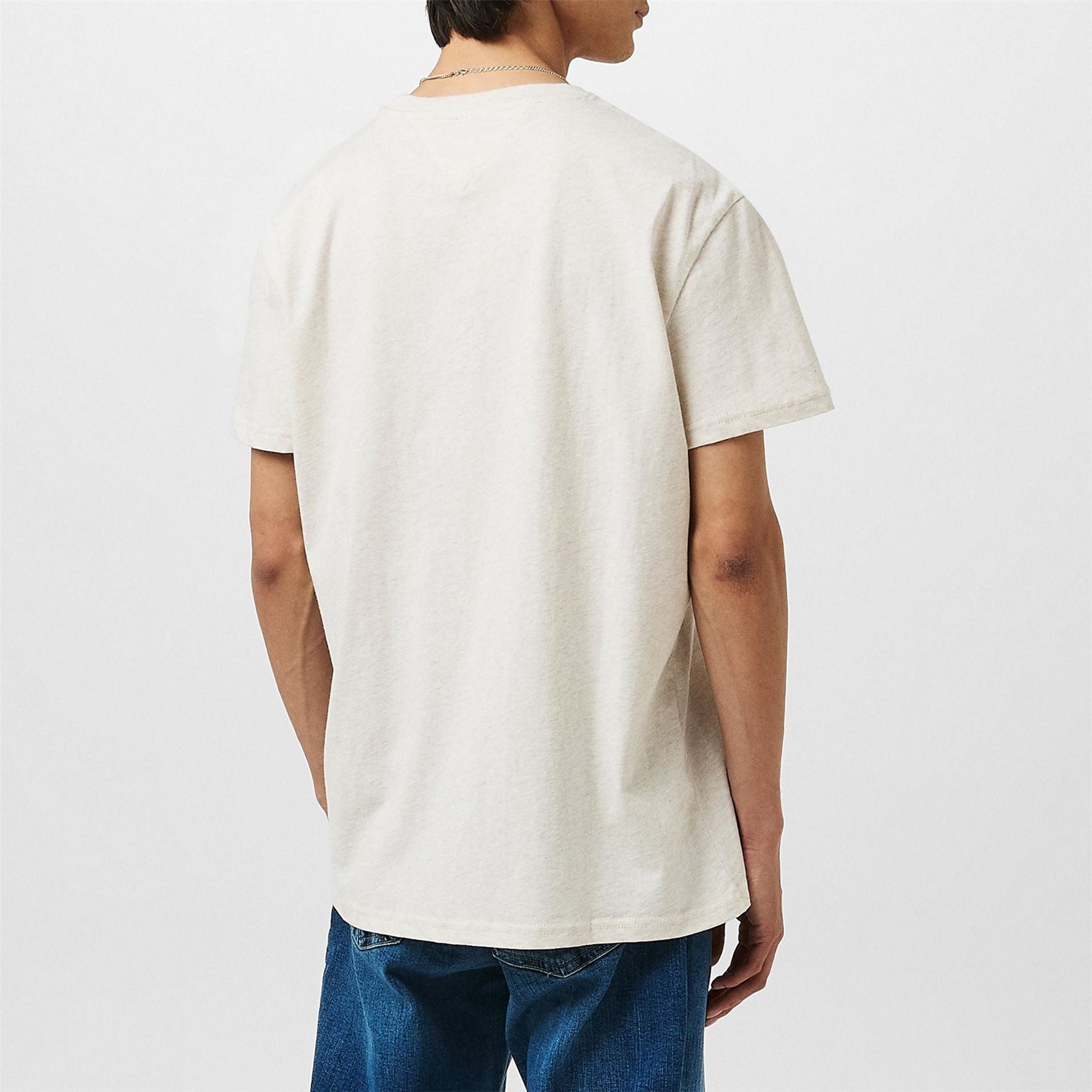 Tommy Jeans Regular Fit Lettering Crew Neck T-Shirt