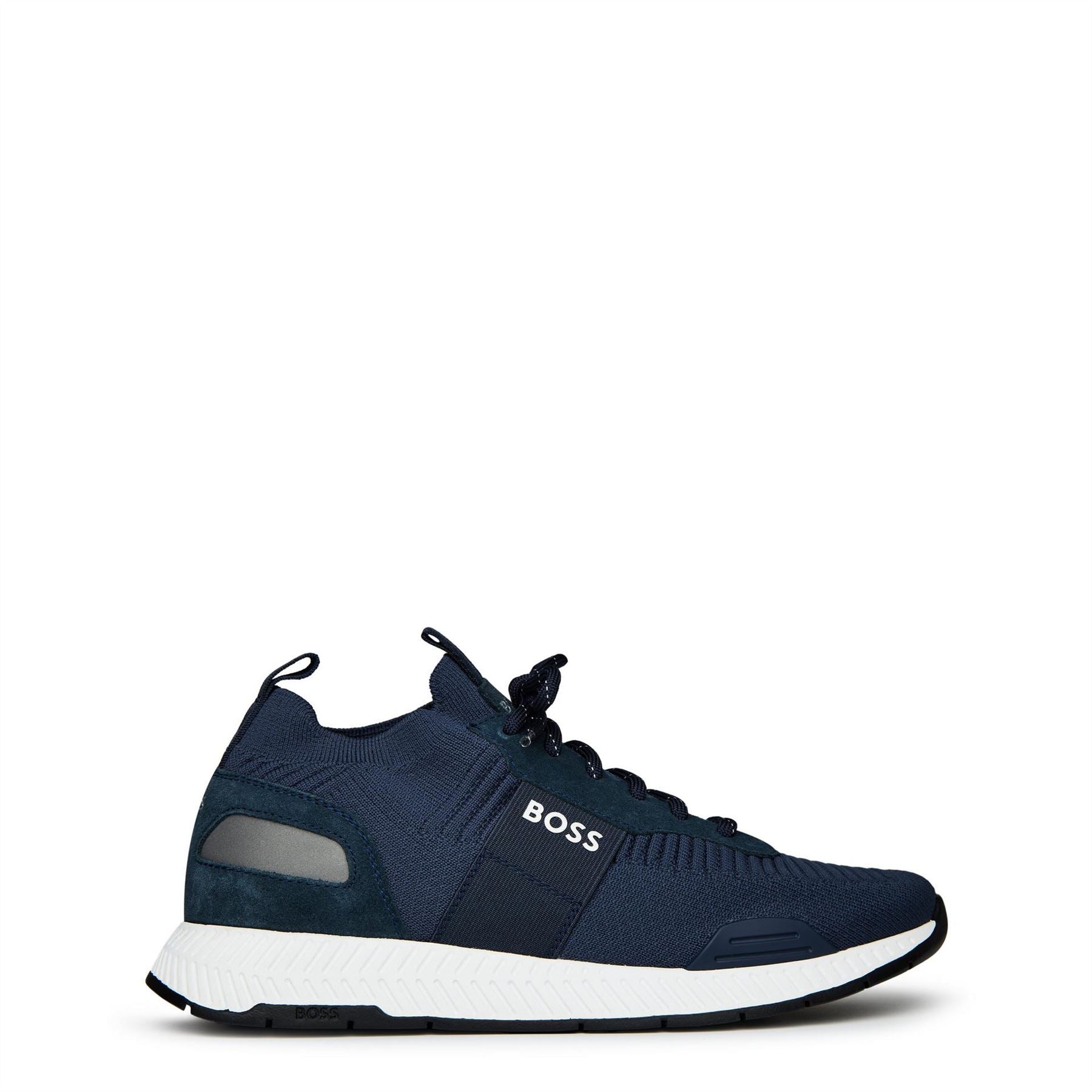 Boss Titanium Knit Runners, Sock Like Fit
