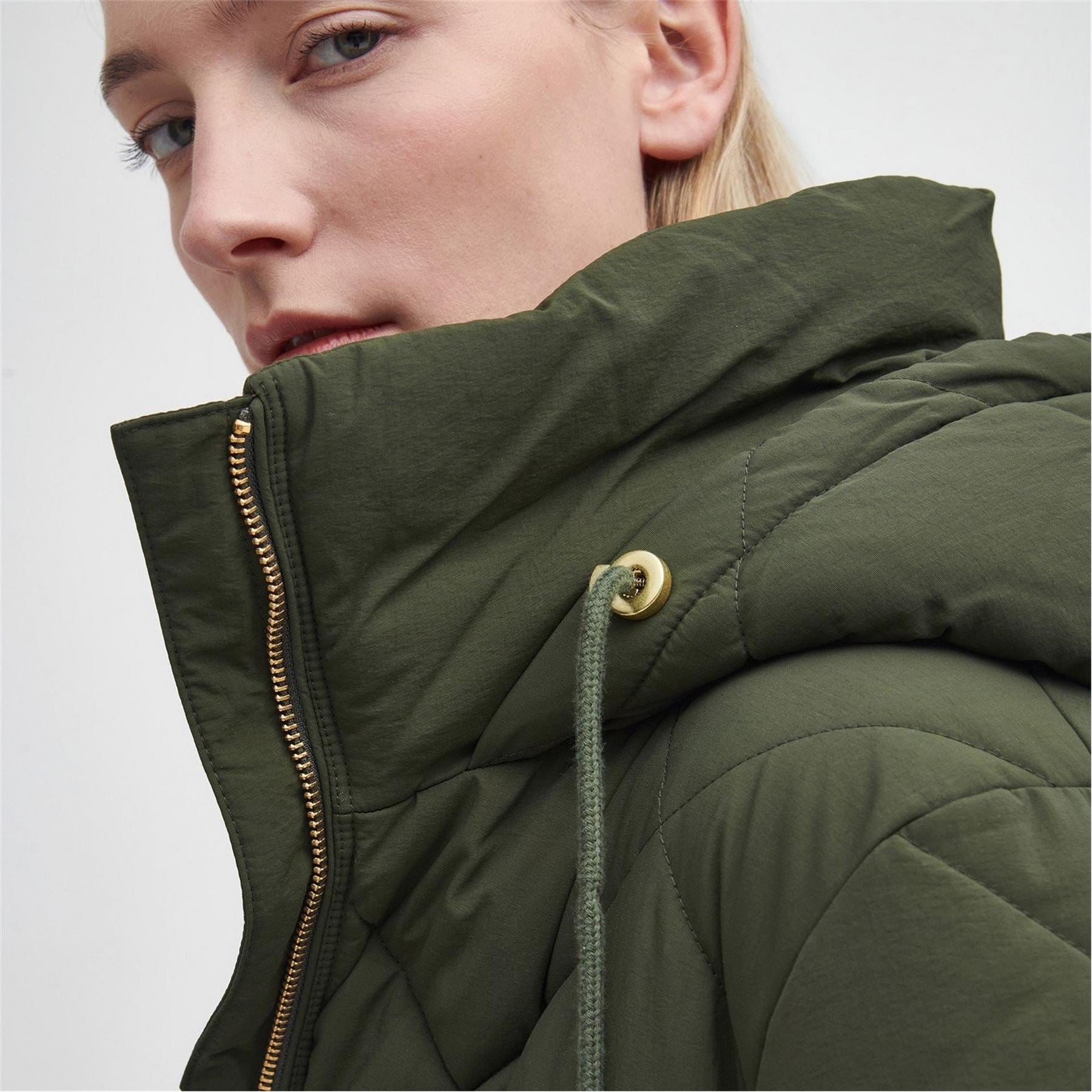 Barbour Kirkton Longline Puffer Quilted Jacket