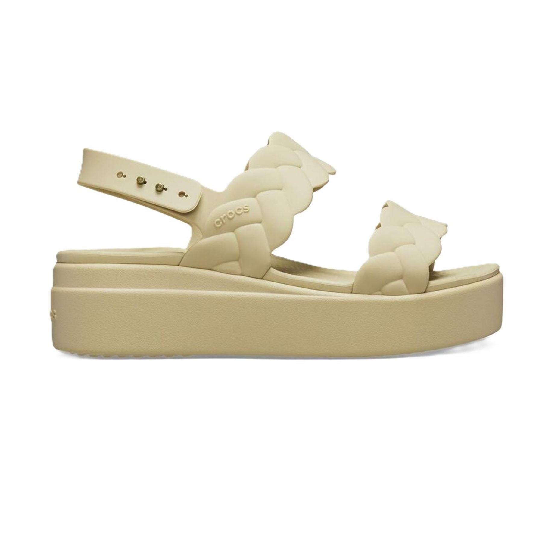 Crocs Brooklyn Woven Upper Flat Sandals