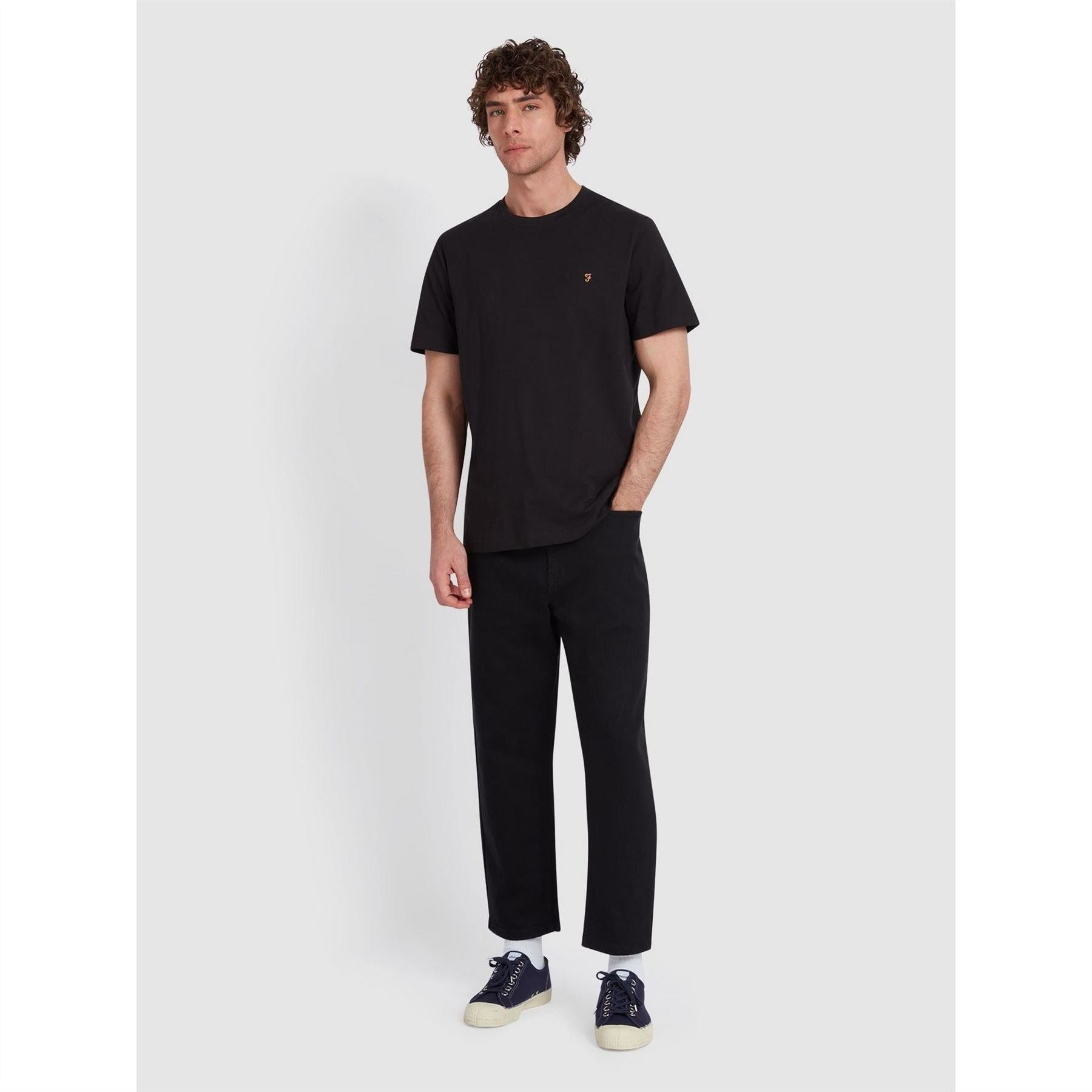 Farah Regular Fit Crew Neck Short Sleeve T-Shirt