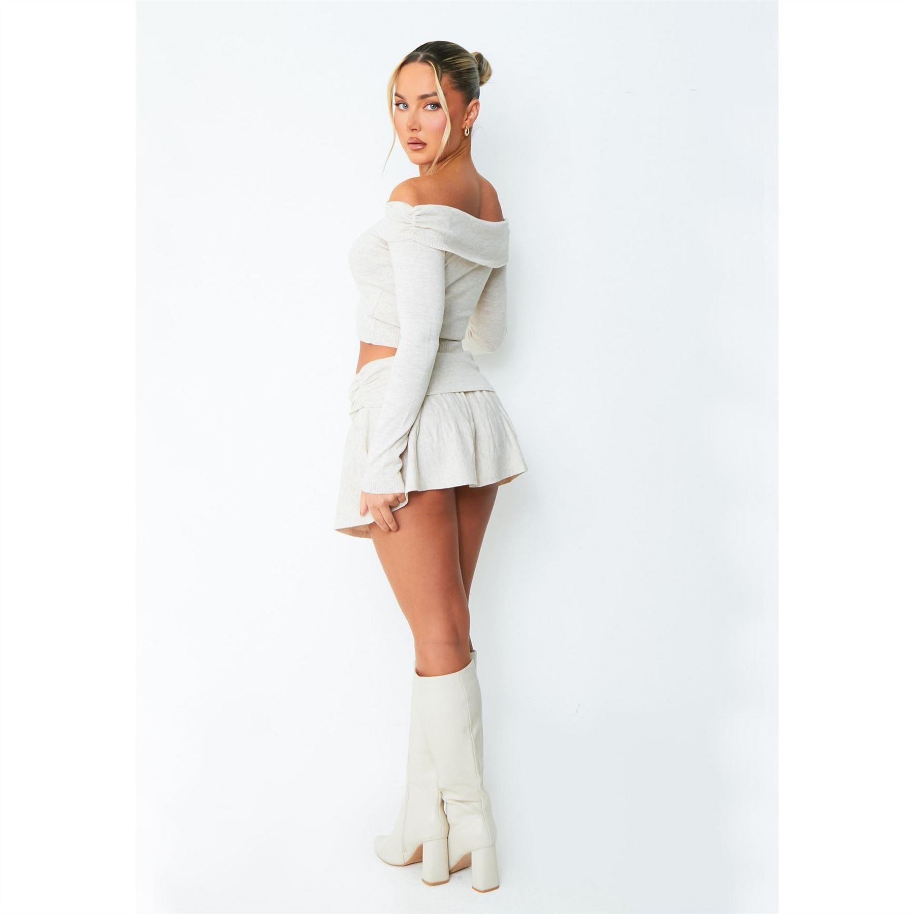 Missy Empire Ruched Fold Over Top