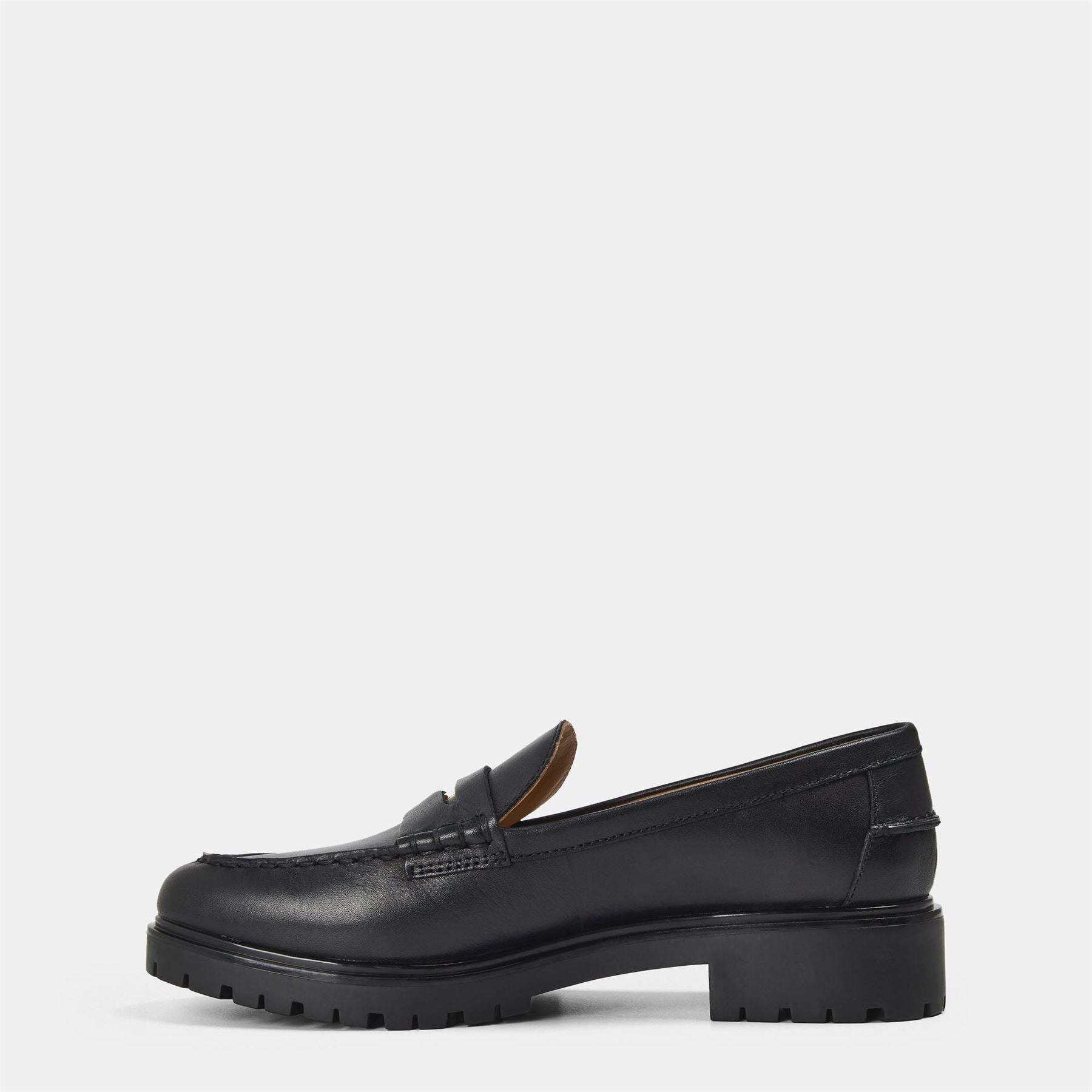 Lauren by Ralph Lauren Marli Penny Loafers Chunky Heel