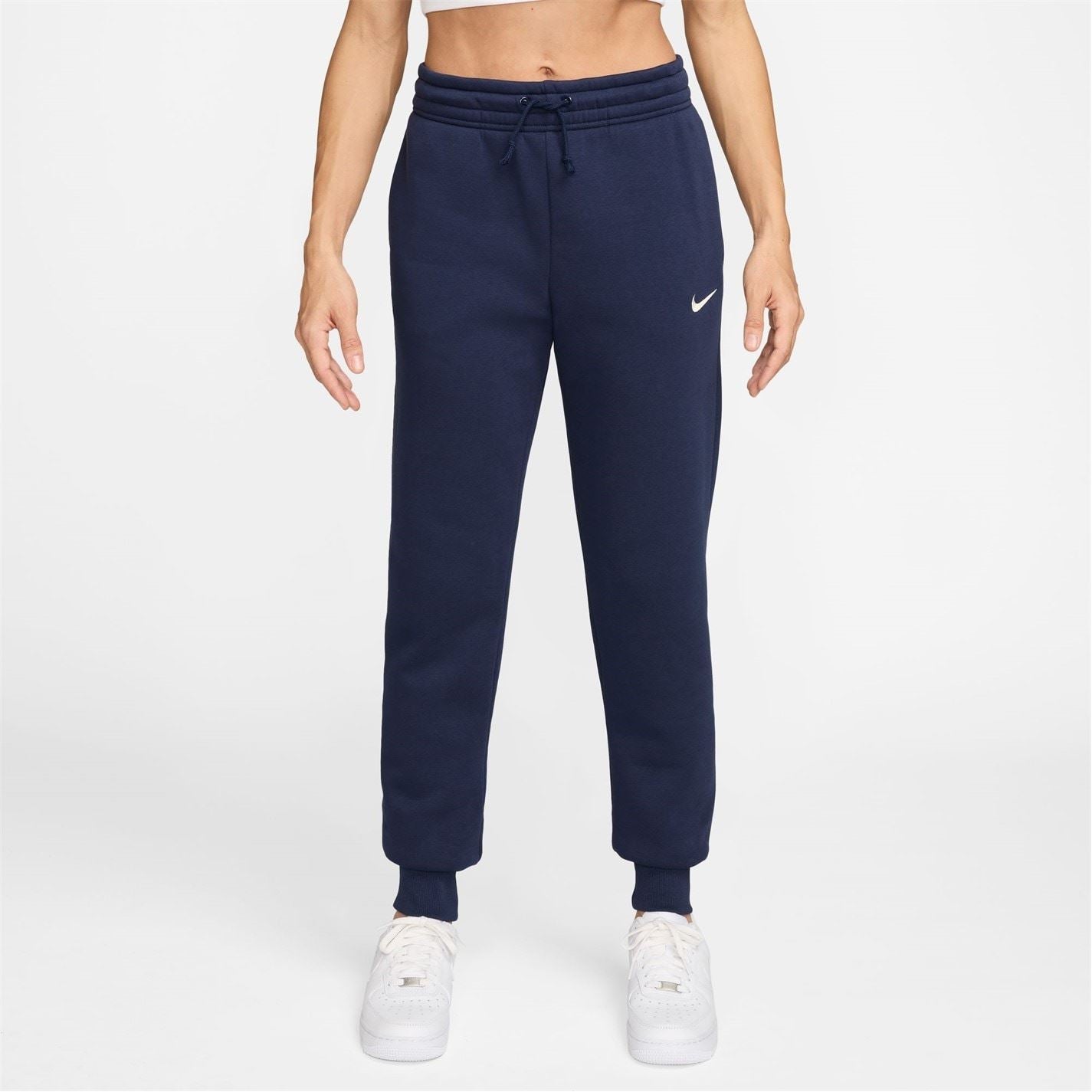 Nike Womens Sportswear Phoenix Fleece Mid Rise Sweatpants