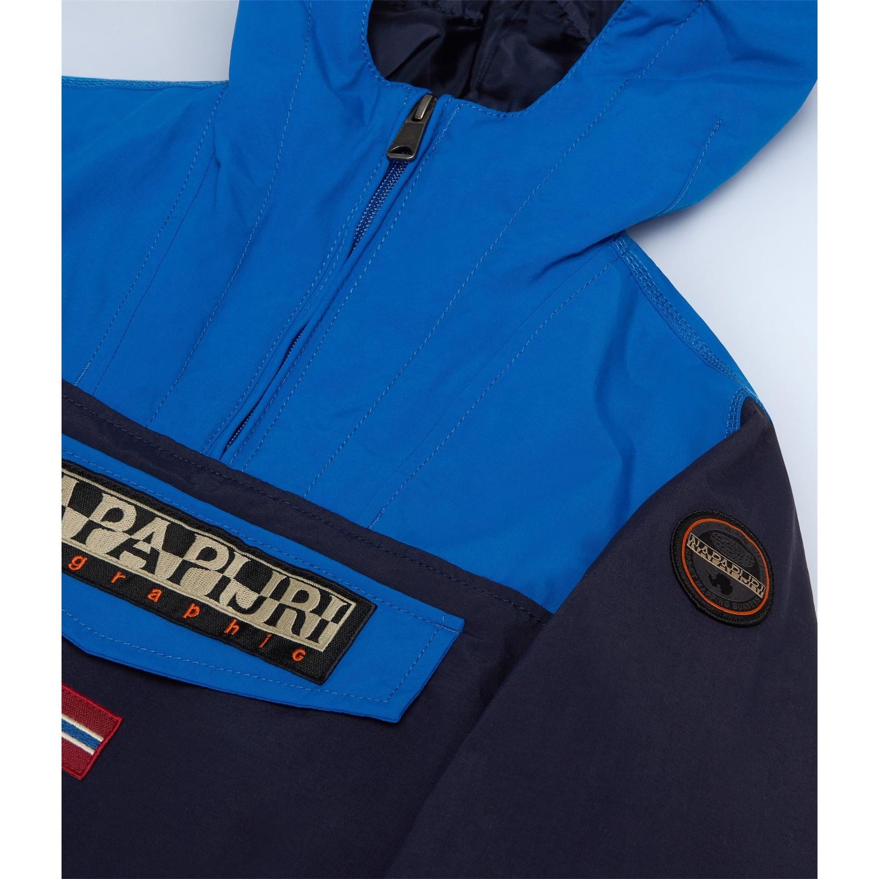 Napapijri Rainforest Waterproof Hooded Long Sleeve Rain Anorak