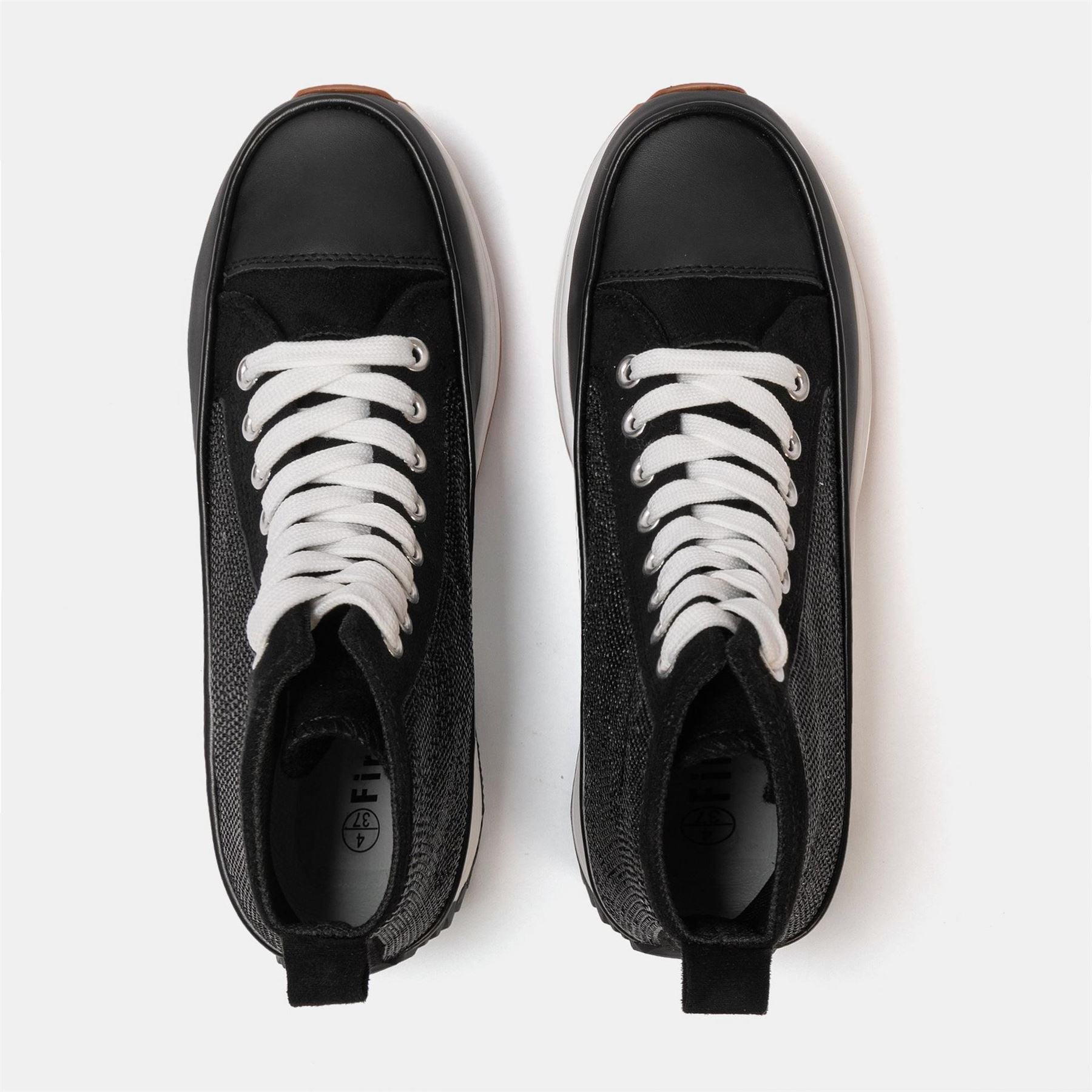 Firetrap Platform Hi Top Ladies Trainers