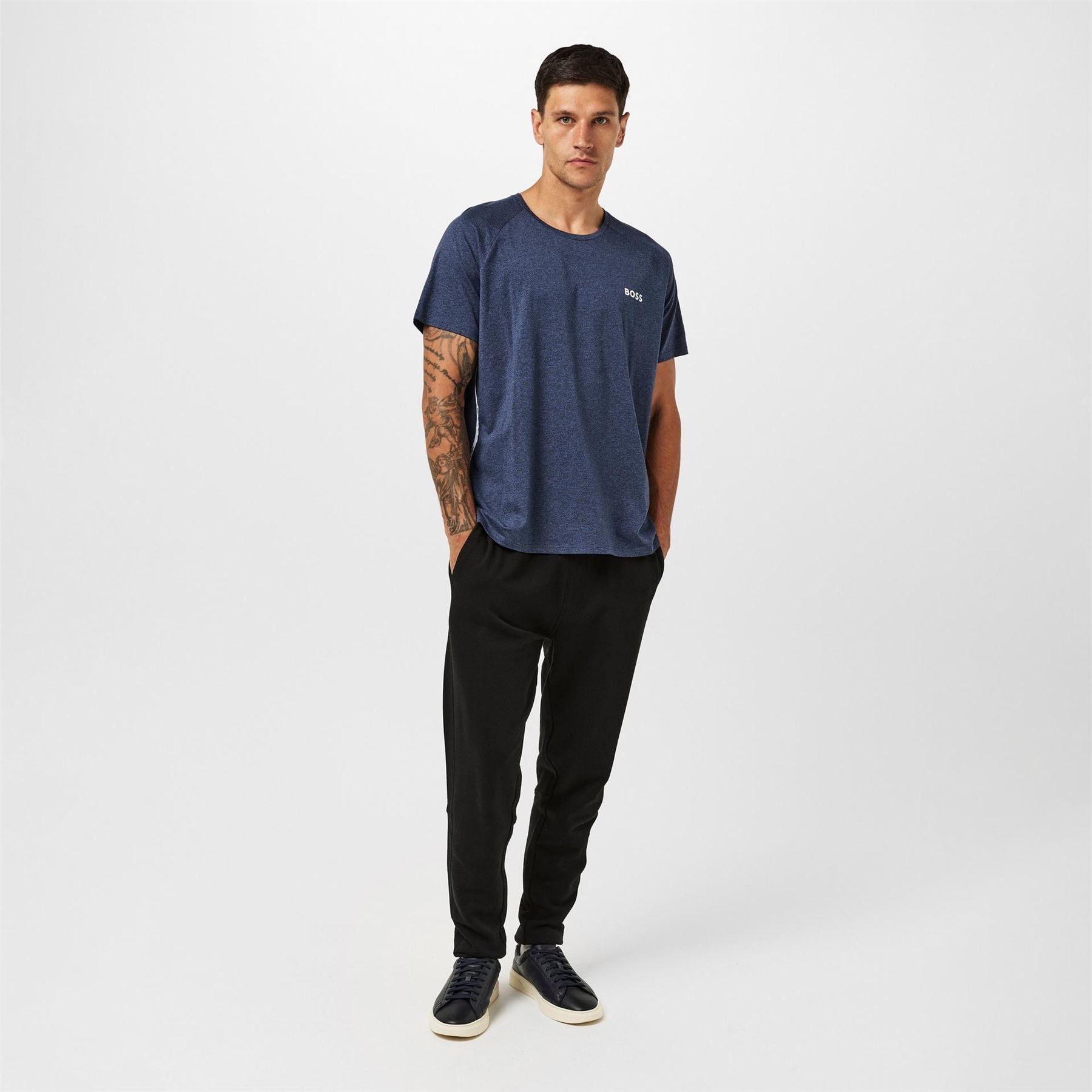 Boss Rise Raglan Sleeve Crew Neck T-Shirt