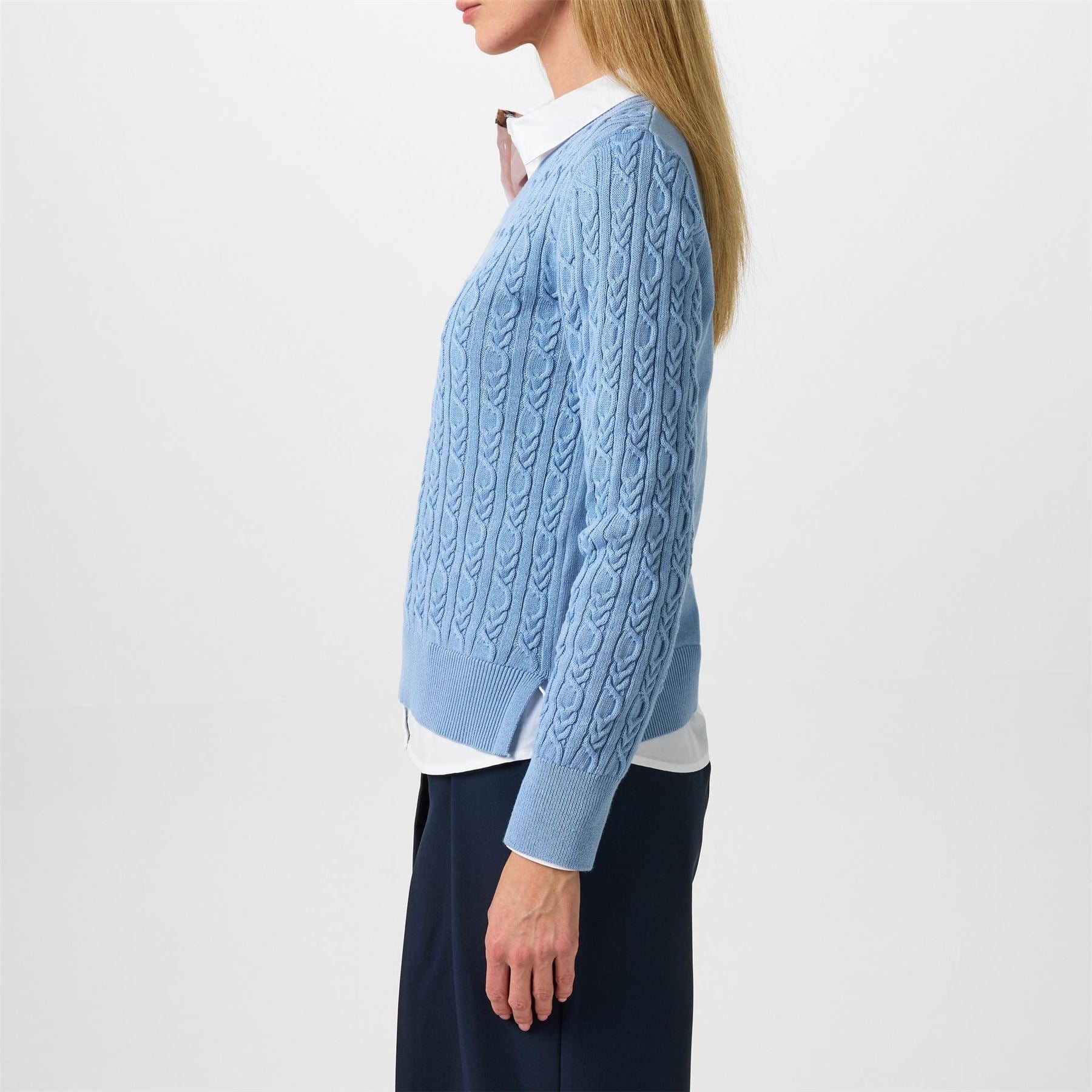 Barbour V Neck Knit