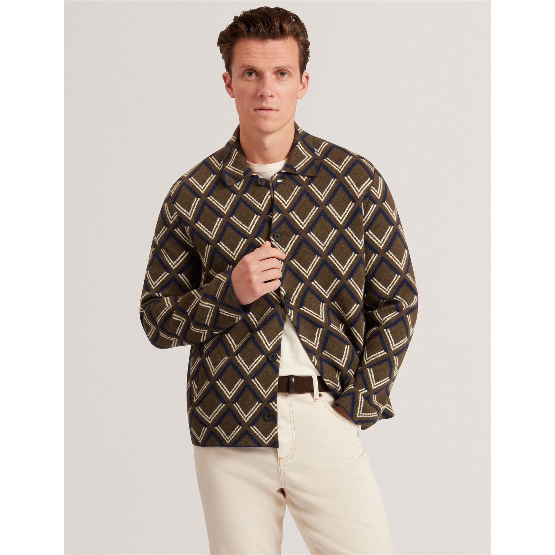 Ted Baker Jacquard Hybrid Jacket