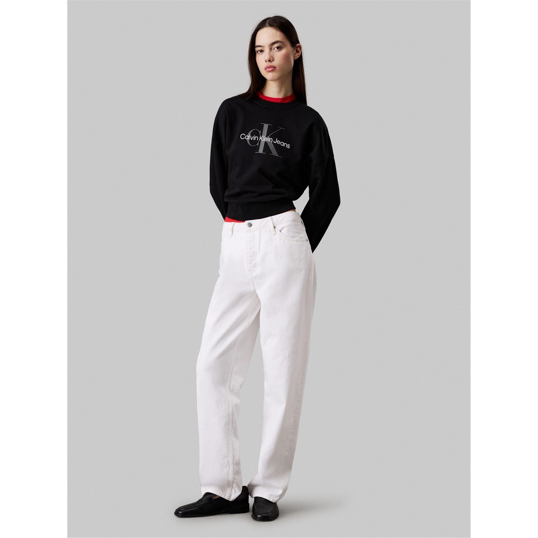 Calvin Klein Jeans Crew Neck Long Sleeve Sweatshirt